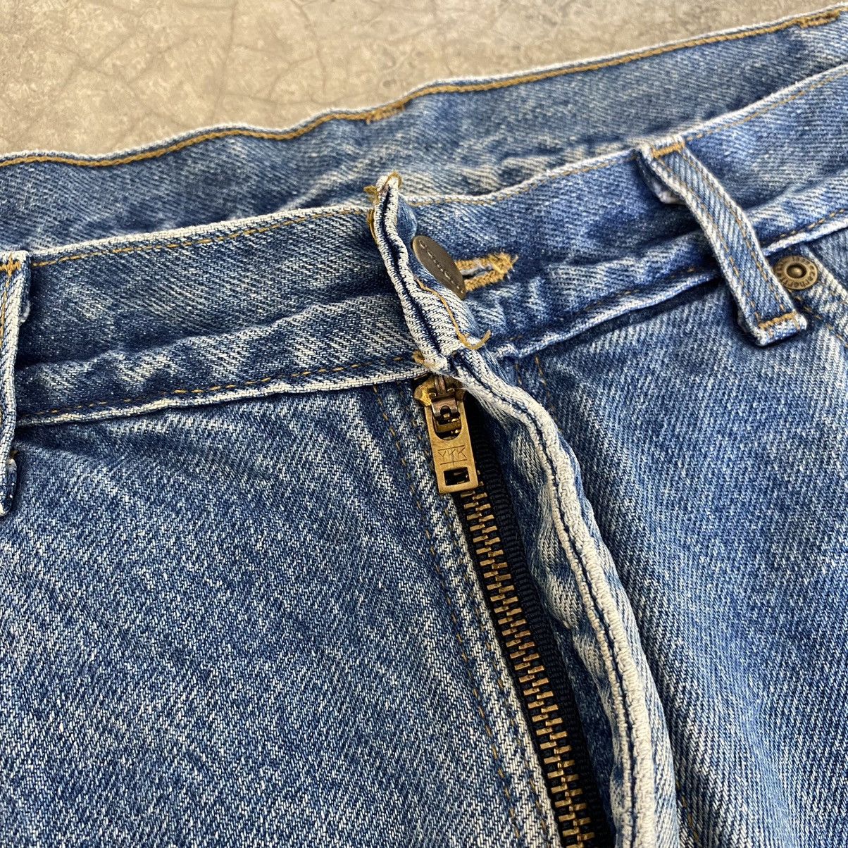 Carhartt VTG Carhartt Blanket Lined Relaxed Fit Faded Blue Jeans Size US 36 / EU 52 - 12 Thumbnail