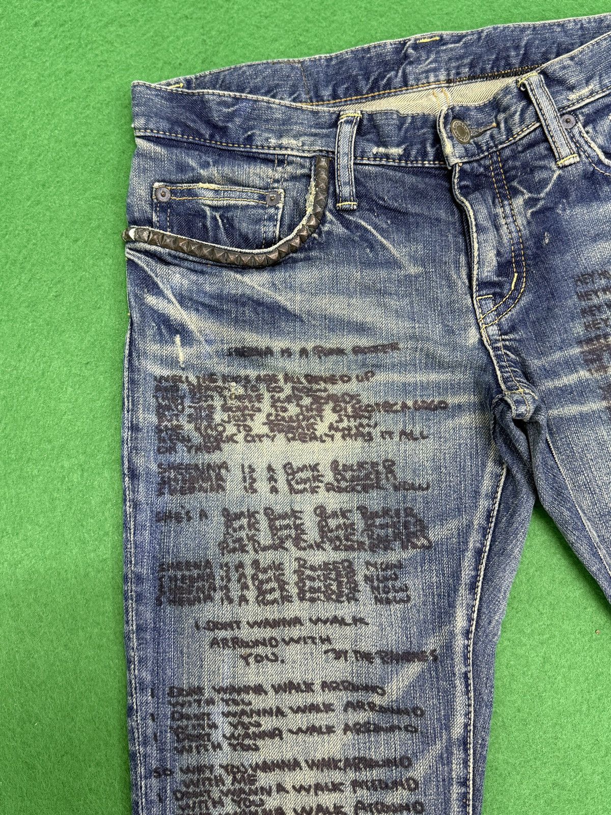 Hysteric Glamour A19 HYSTERIC GLAMOUR RAMONES Size US 29 - 2 Thumbnail