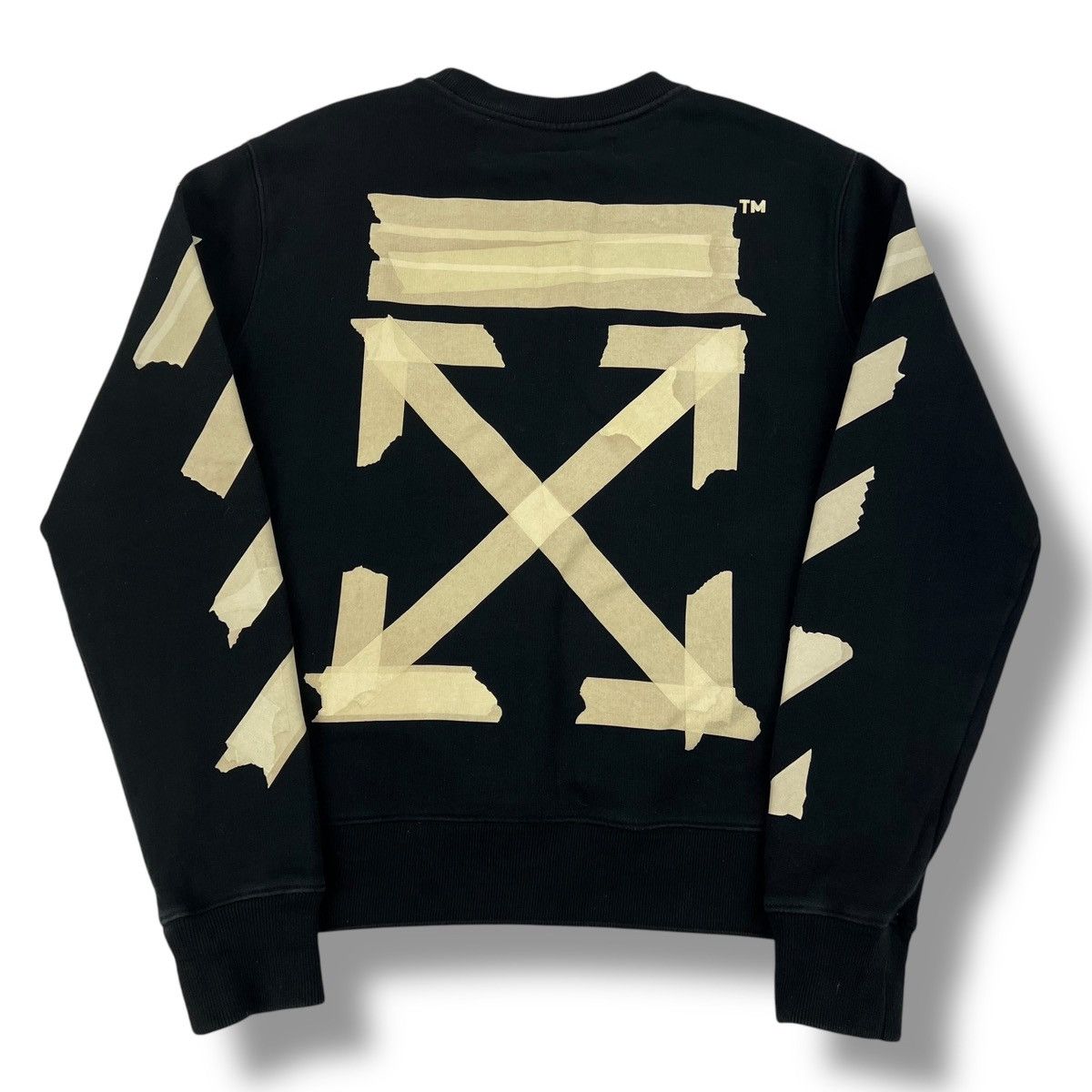 Off-White Tape Arrows Black Sweatshirt