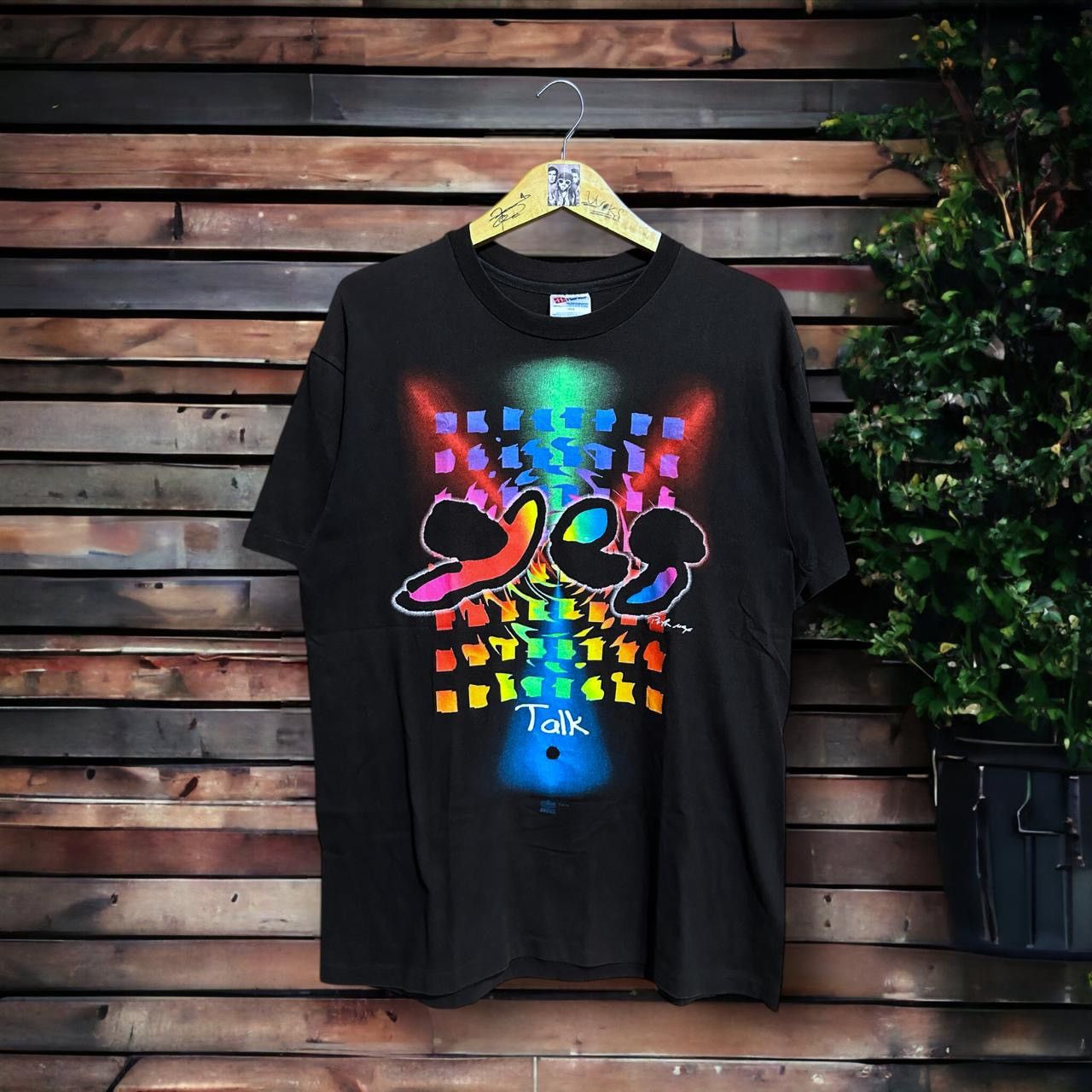 Band Tees × Vintage Vintage 90s YES Talk Tour 1994 Band Tshirt Size US L / EU 52-54 / 3 - 1 Thumbnail