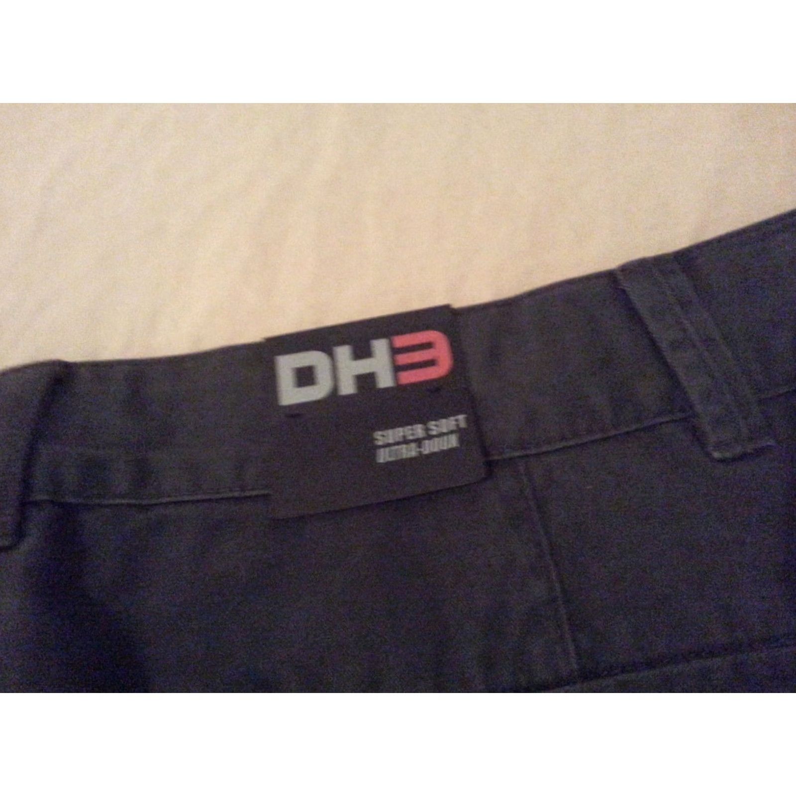 Vintage DH3 Pants Mens 40 Gray New Khaki 40x30 Straight Classic Grey Slack Trouser Chino Size US 40 / EU 56 - 5 Thumbnail