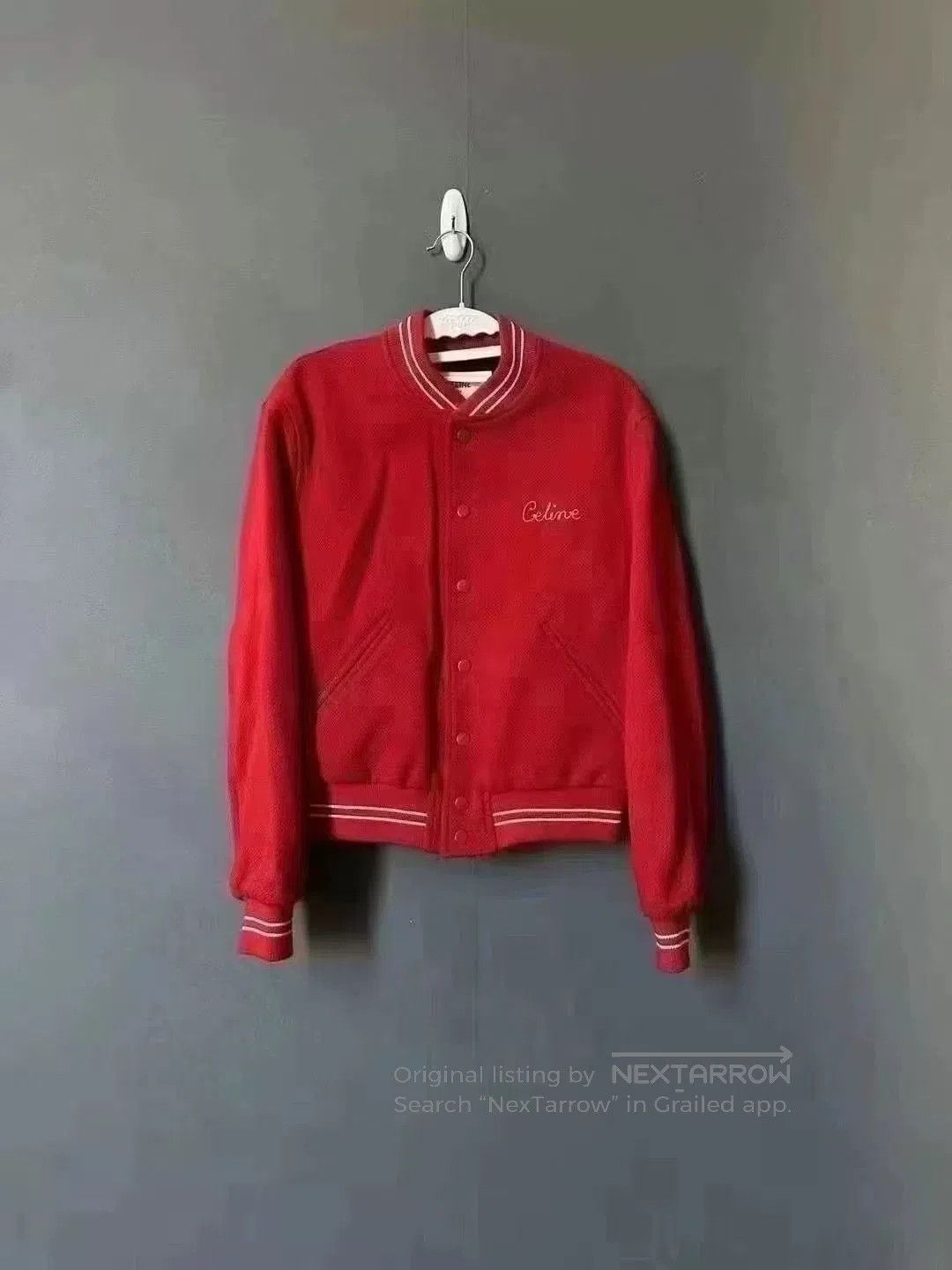 Celine Celine Gold Letter Baseball Jacket. Size XS / US 0-2 / IT 36-38 - 1 Thumbnail