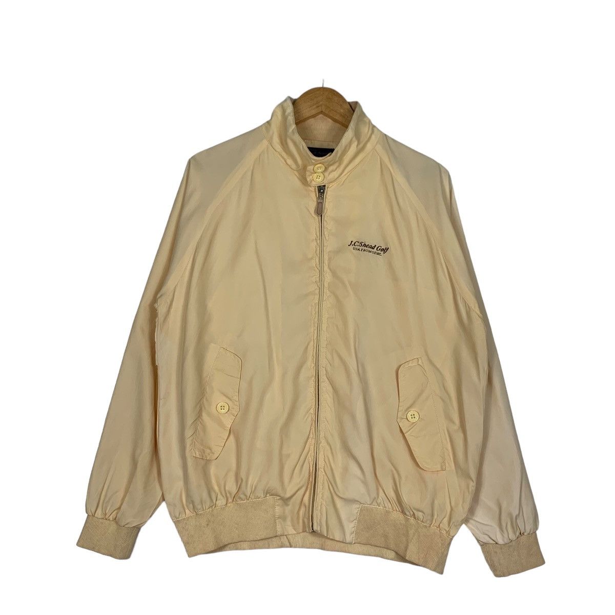 Vintage JESSE C. SNEAD Golf Yellow Casual Jacket #1048-C47 Size US M / EU 48-50 / 2 - 1 Thumbnail