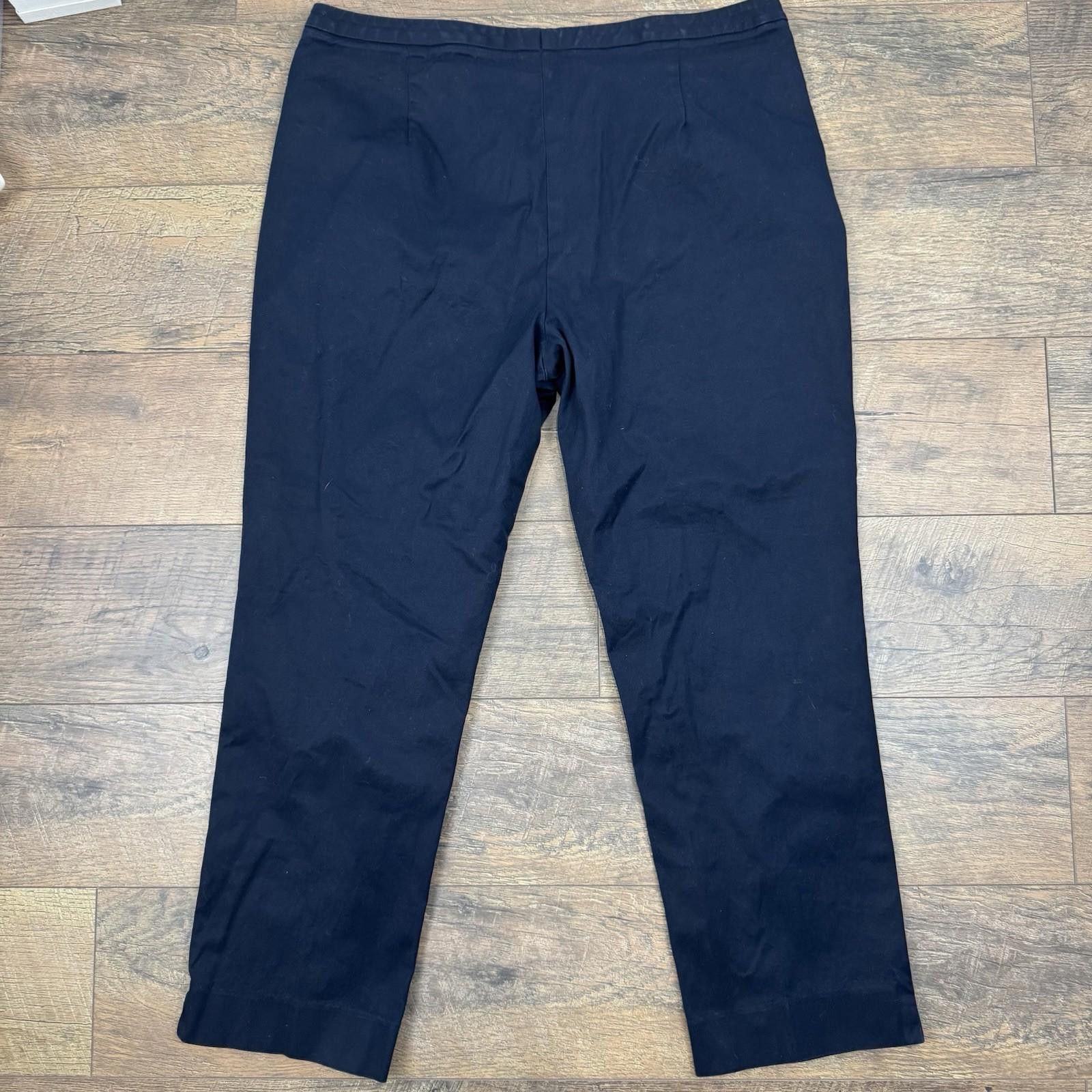 Faconnable Faconnable Women's Straight Leg Pants Trousers Size 14 Size 36" / US 14 / IT 50 - 9 Thumbnail