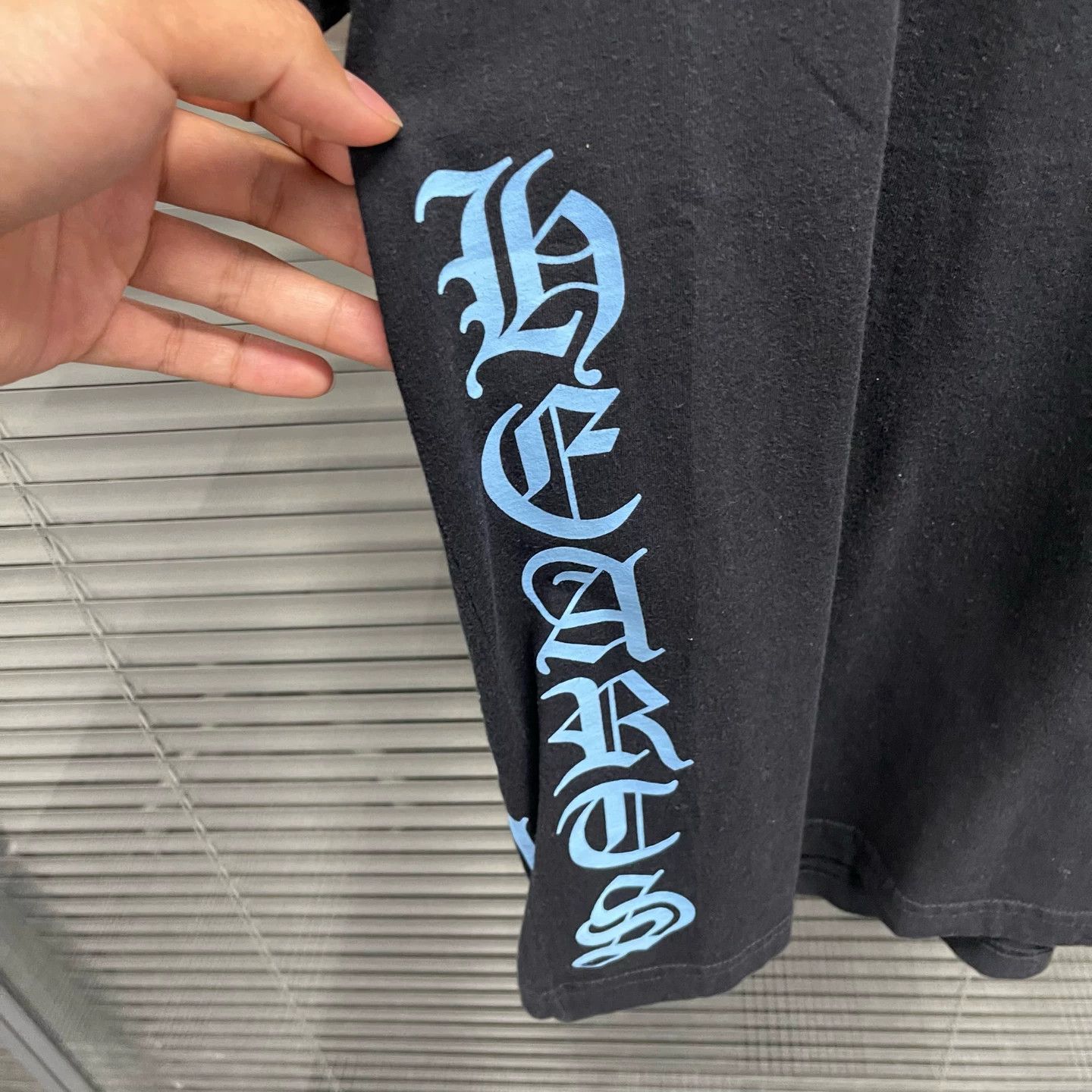 Chrome Hearts Chrome Hearts Black Side Blue Sanskrit T-shirt M Size US M / EU 48-50 / 2 - 6 Thumbnail
