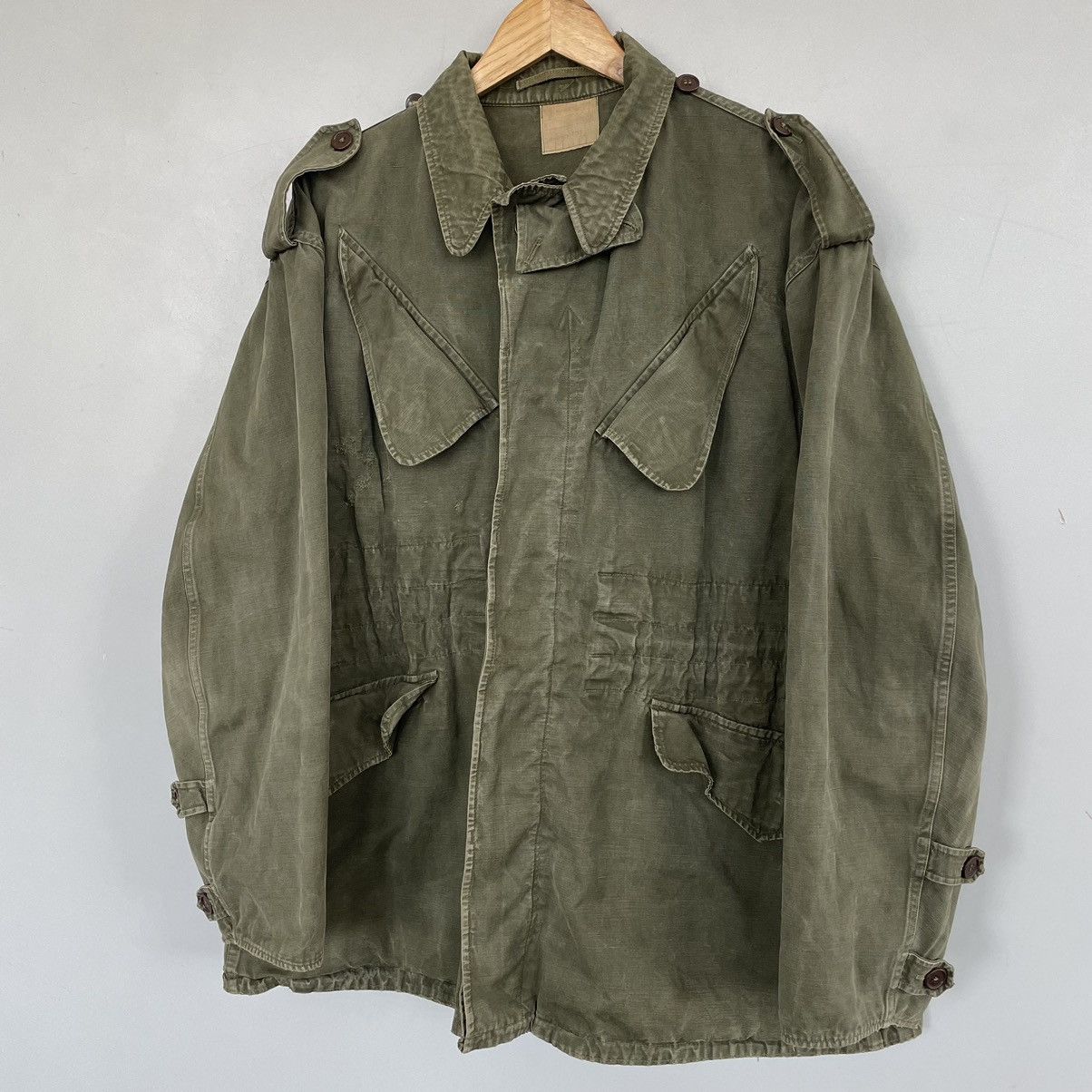 Vintage Vintage 60’s/70’s Dutch Military Field Jacket Men’s M Size US M / EU 48-50 / 2 - 3 Thumbnail