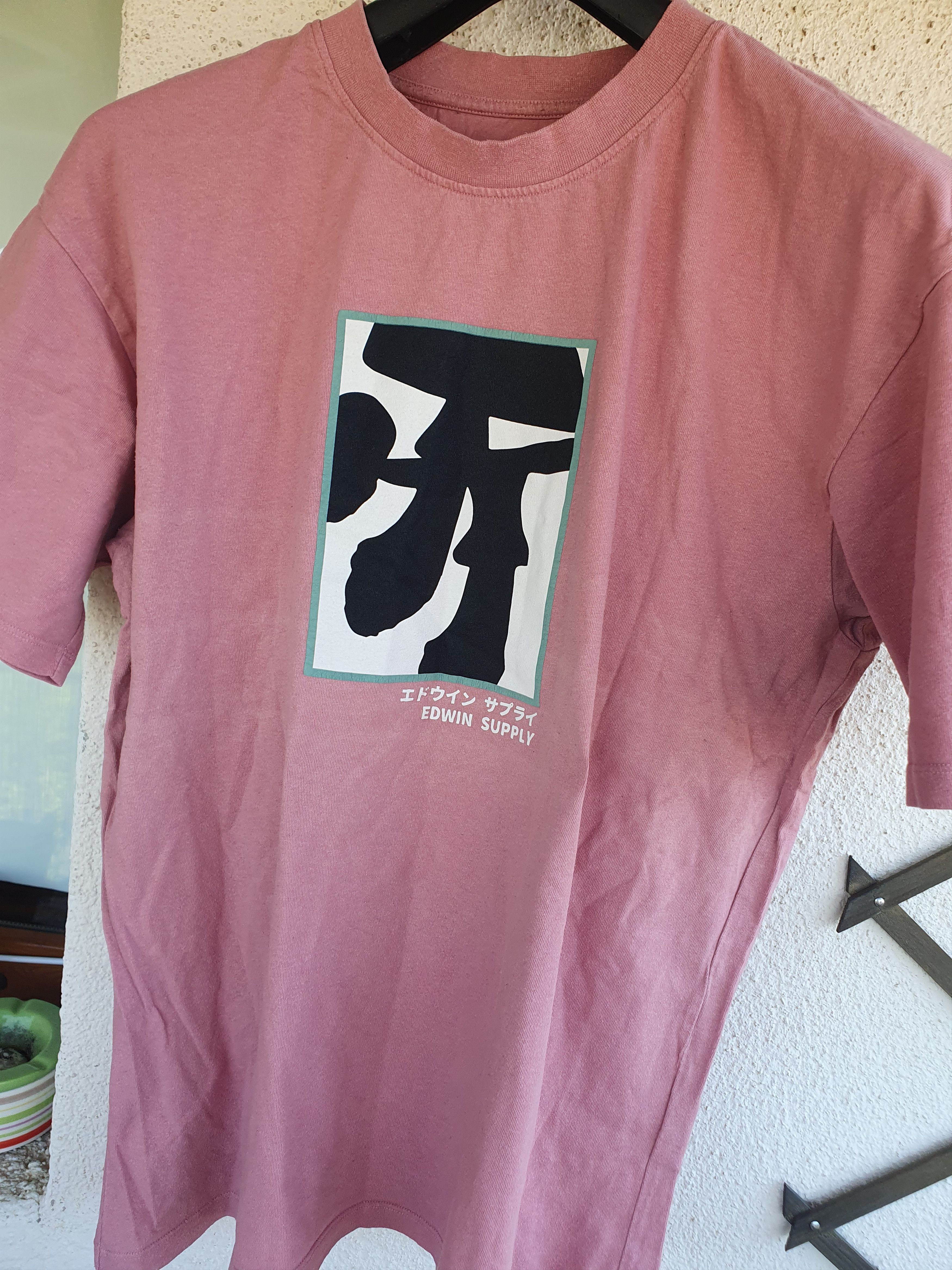 Edwin Edwin Shrooms Dusty Rose t-shirt sz L Size US L / EU 52-54 / 3 - 6 Thumbnail