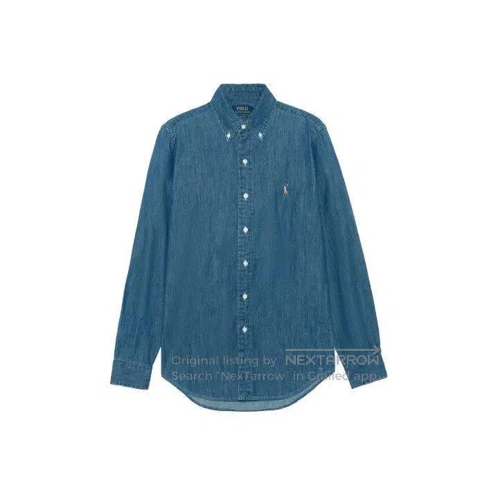 Polo Ralph Lauren Polo Ralph Lauren FW21 Logo Denim Long. Size US S / EU 44-46 / 1 - 1 Thumbnail