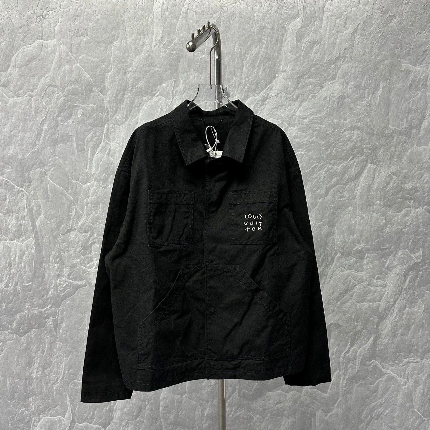 louis vuitton embroidered aviation logo jacket