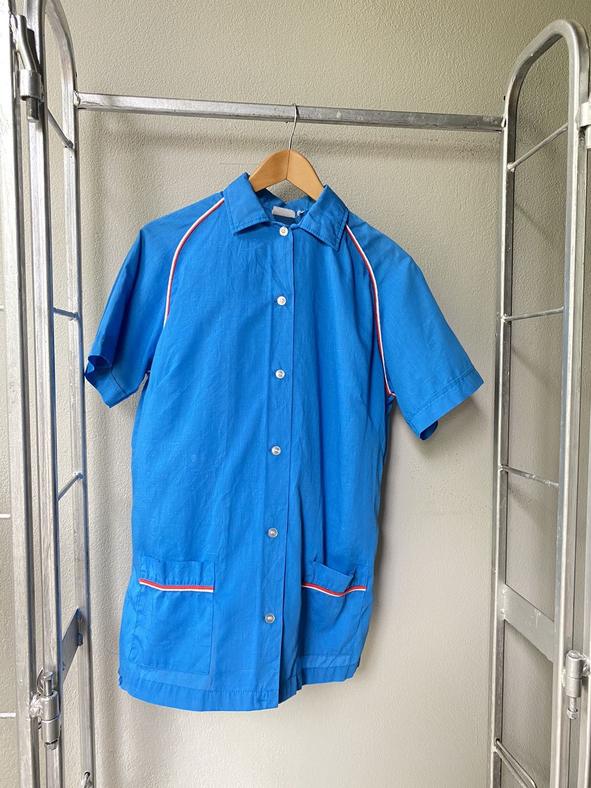Vintage Go to hell demonstrators embroidery bowling shirt Size ONE SIZE - 12 Thumbnail