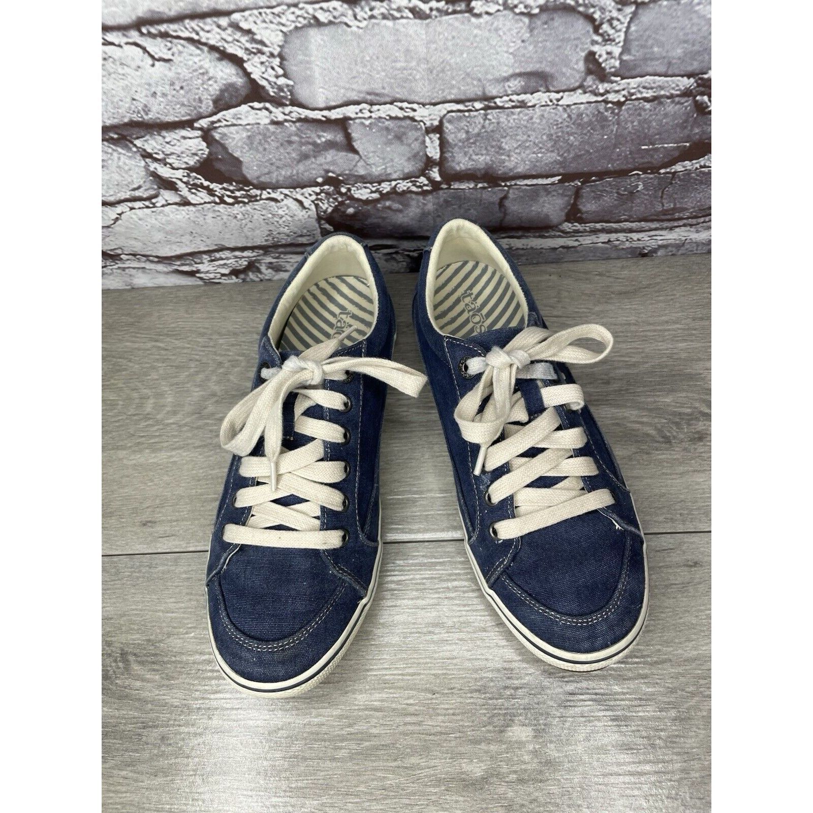 Other Taos Star Blue Denim Casual Comfort Lace Up Sneakers Shoes W Size US 8.5 / IT 38.5 - 14 Thumbnail