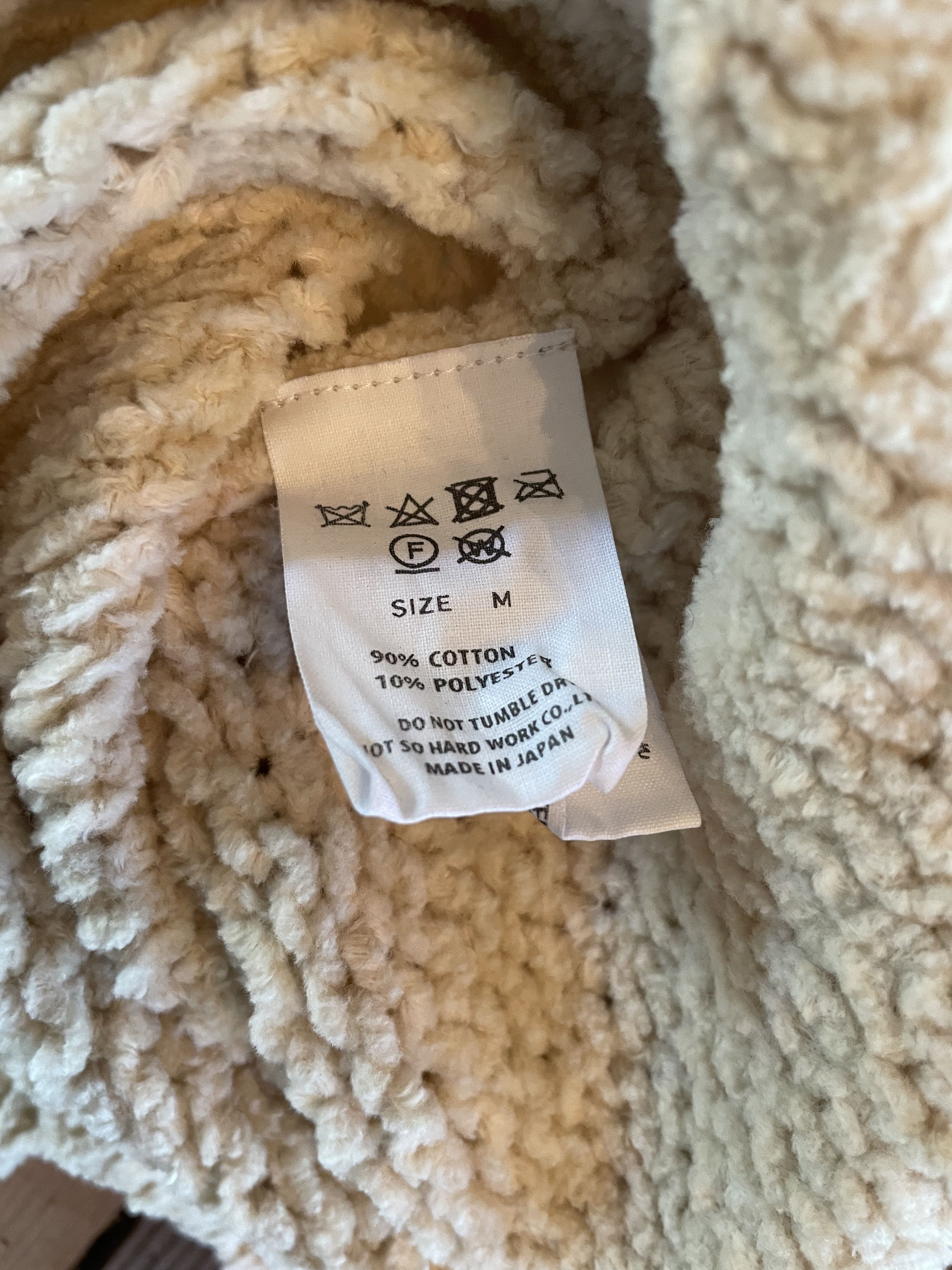 Ts(S) Ecru Handknit Cotton Chenille Sweater Size US M / EU 48-50 / 2 - 4 Thumbnail