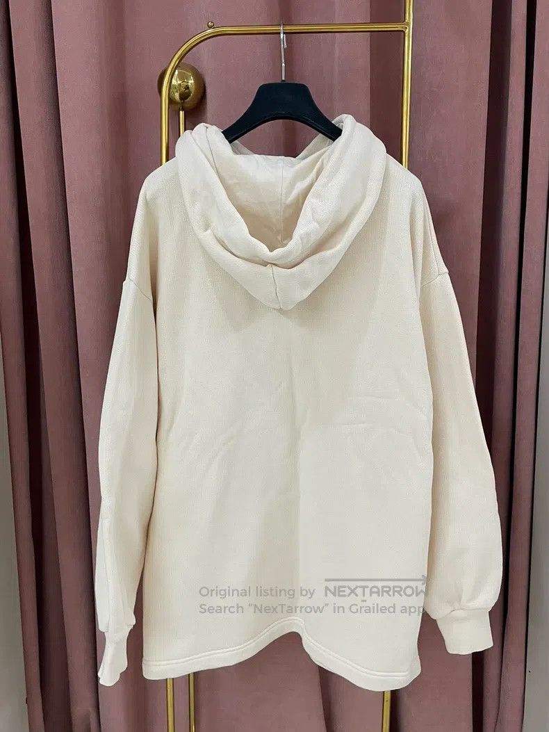 Acne Studios Acne Studios Beige Printed Hooded Sweatshirt Size US XXS / EU 40 - 2 Thumbnail