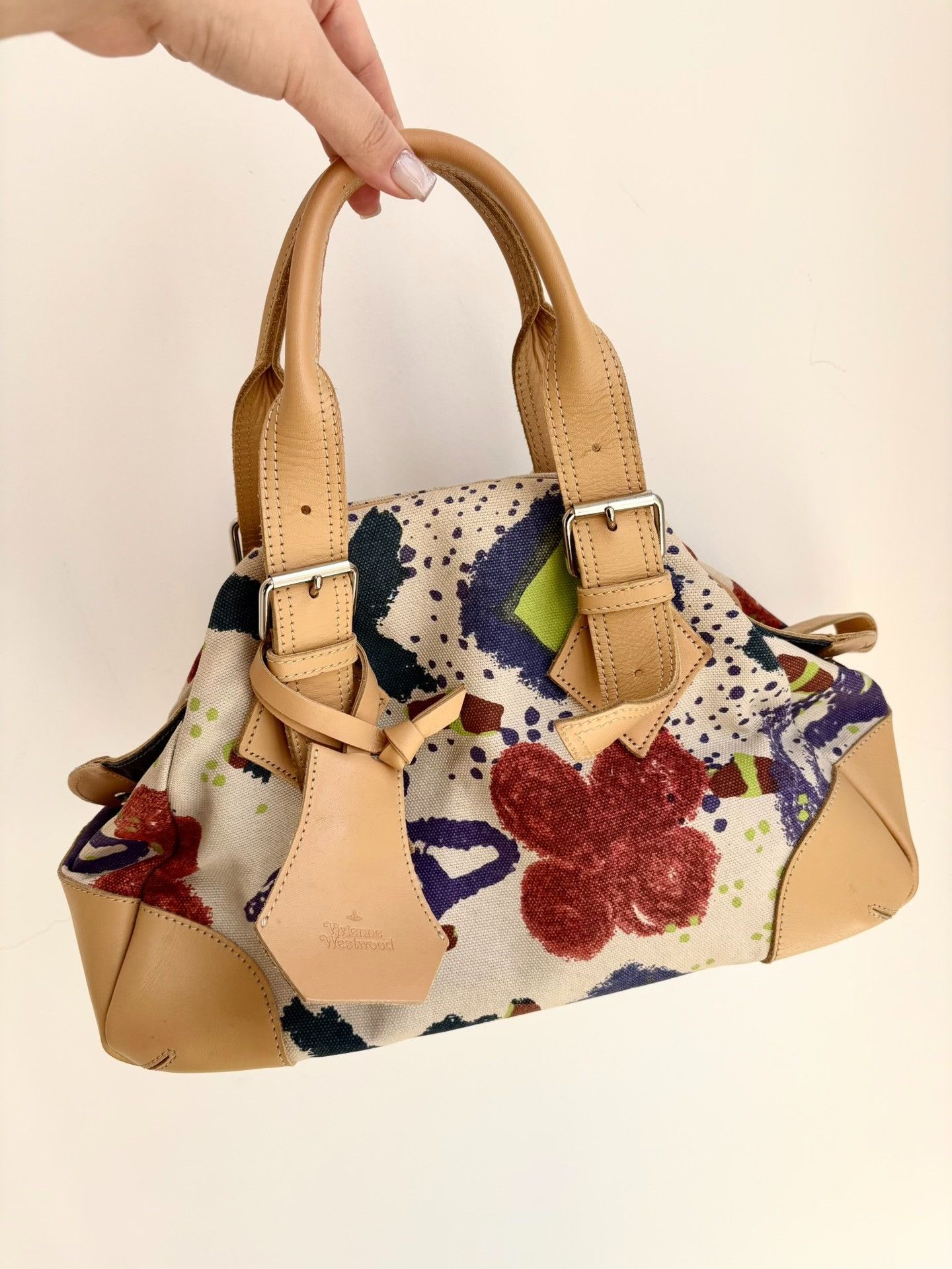 Vivienne Westwood Vivienne Westwood Vintage Flower Saturn Bowling Bag Size ONE SIZE - 1 Thumbnail