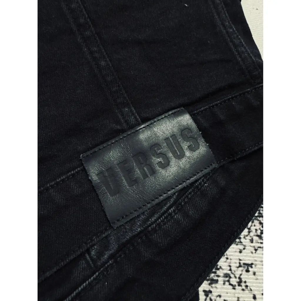 Versus Versace Denim Jeans Jacket Black Size fit S Size US S / EU 44-46 / 1 - 6 Thumbnail