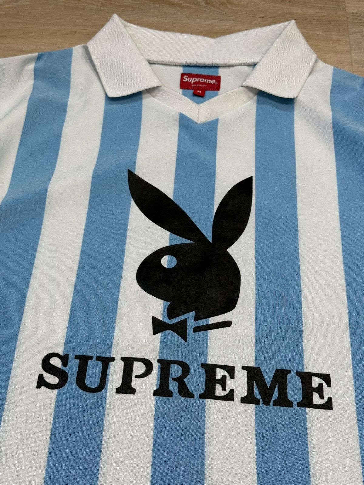 Supreme Supreme Playboy Soccer Jersey Size US M / EU 48-50 / 2 - 2 Thumbnail