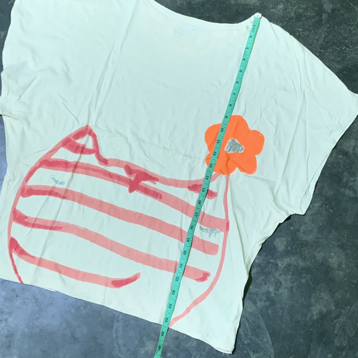Tsumori Chisato Tsumori chisato by issey miyake cat & flowwers tshirt Size ONE SIZE - 8 Thumbnail