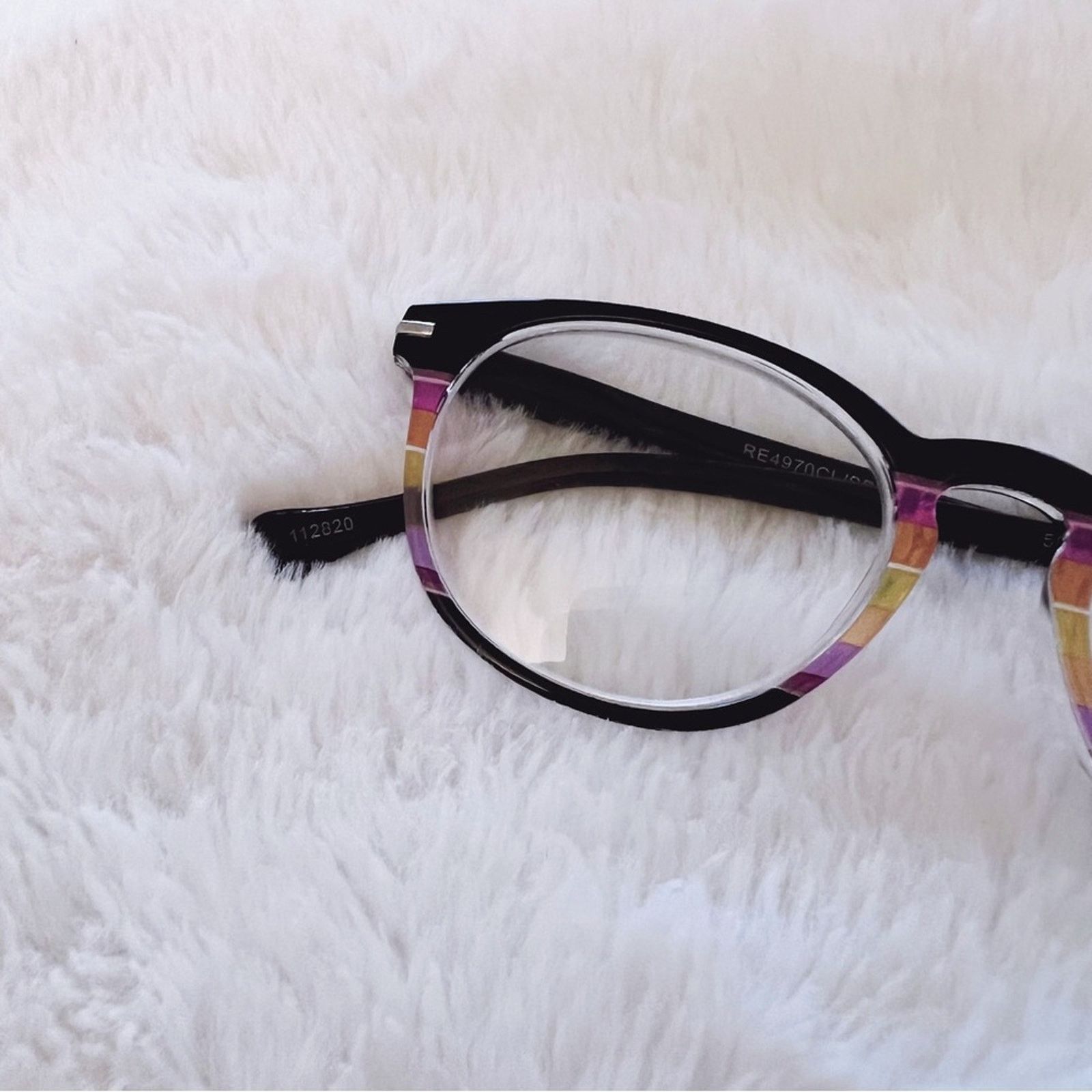 Other Zoe Black Multi-Color Round Reader Glasses Size ONE SIZE - 3 Thumbnail