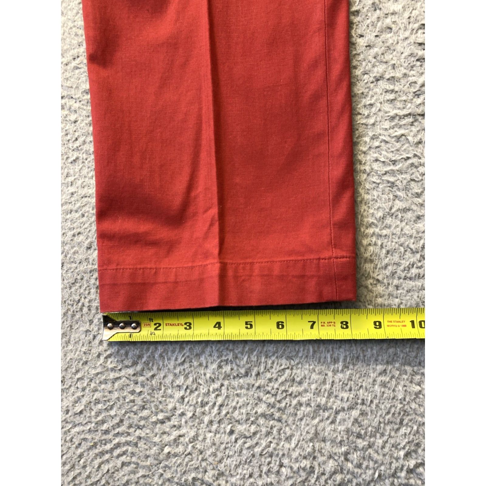 Brooks Brothers Brooks Brothers Pants Mens 36x34 Chino Dress Pants Red Wool Polyester Stretch Slim Straight Front Zipper 34 In Inseam Classic Regular Men Size US 36 / EU 52 - 5 Thumbnail