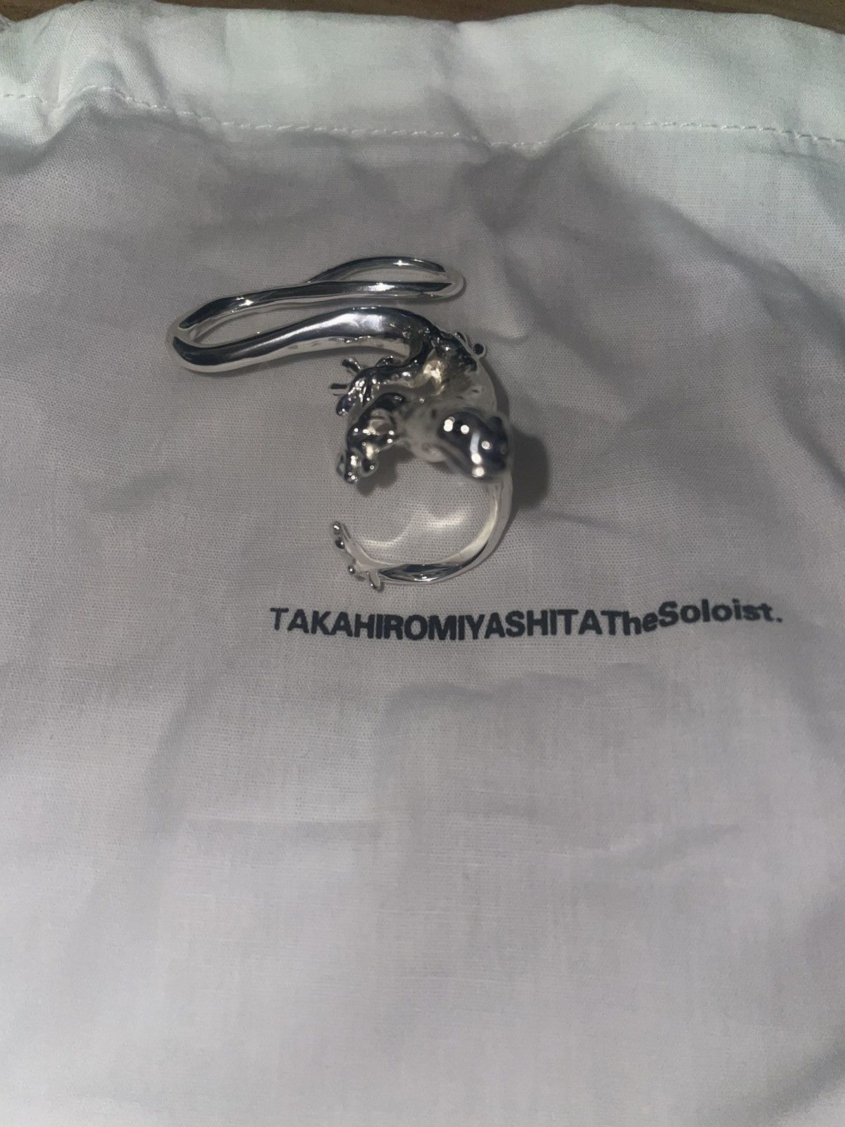 Takahiromiyashita The Soloist. Rare Solid Silver Gecko David Bowie