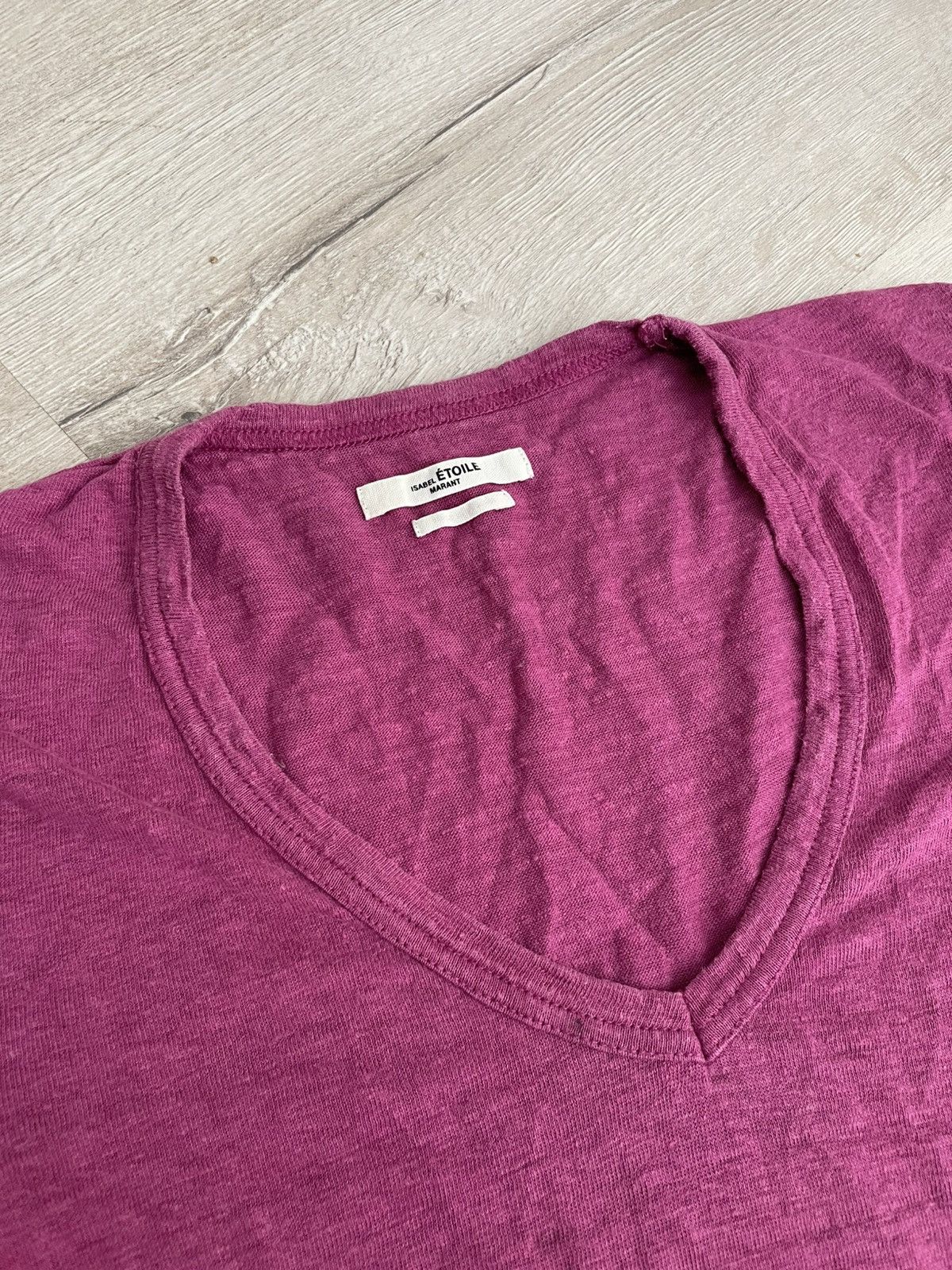 Isabel Marant Etoile Isabel Étolie Marant Basic Minimalist Tee V neck Classic Y2k Size S / US 4 / IT 40 - 6 Thumbnail
