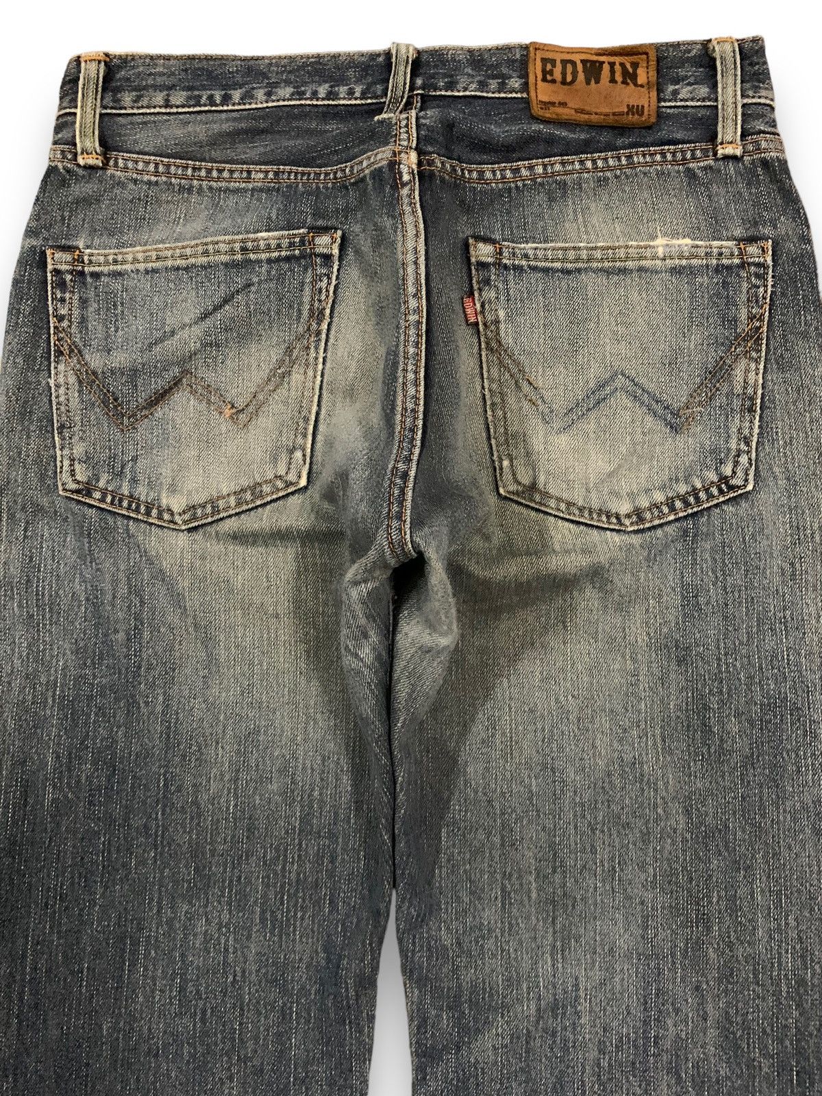 Edwin Vintage Edwin XV443 Regular Straight Distressed Grunge Jeans Size US 31 - 11 Thumbnail