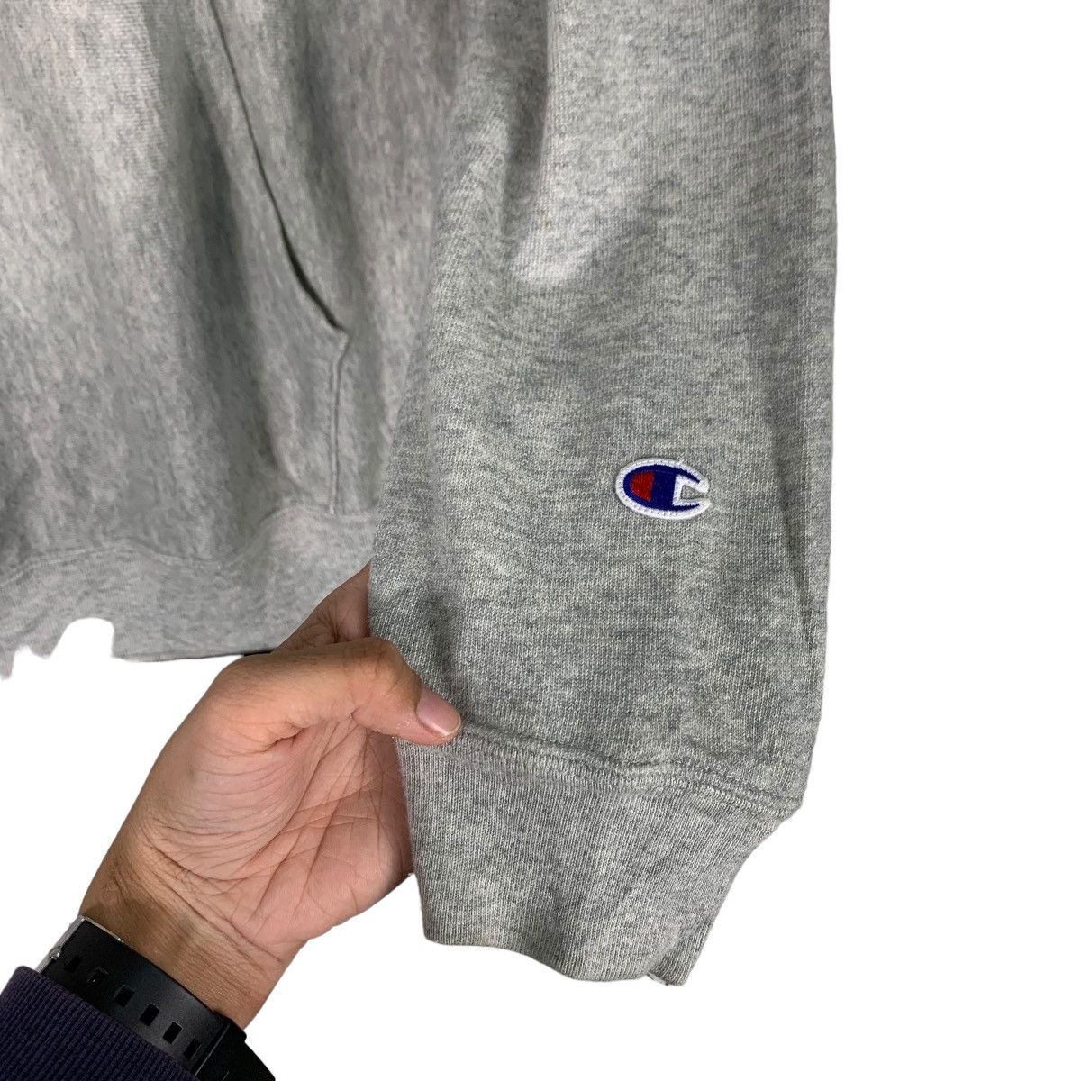 Champion 90's CHAMPION Reverse Weave Plain Pullover Hoodies #0797-C36 Size US L / EU 52-54 / 3 - 9 Thumbnail