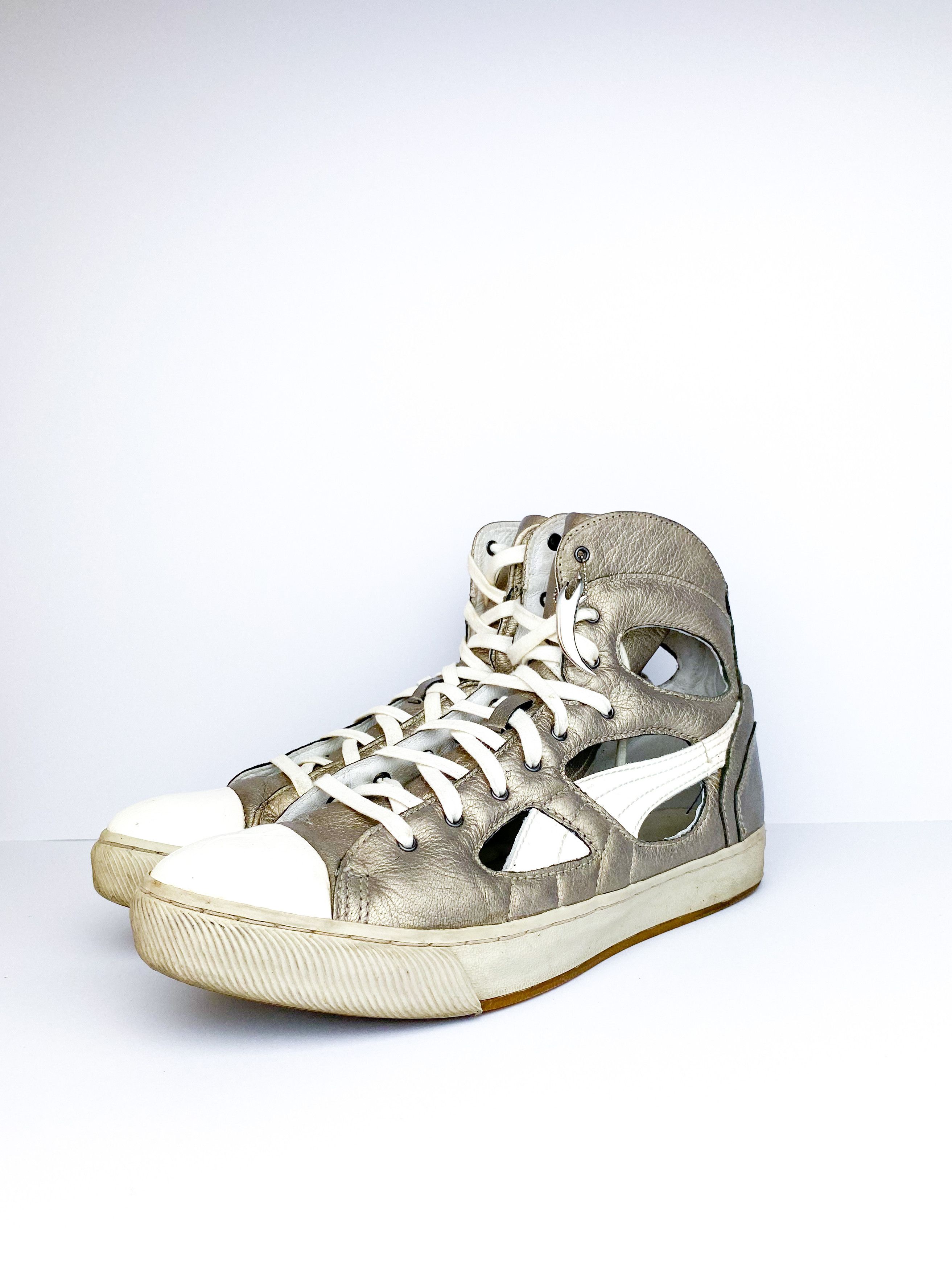 Alexander McQueen × Puma Cut-out High Tops (late 2000s) Size US 9 / IT 39 - 5 Thumbnail