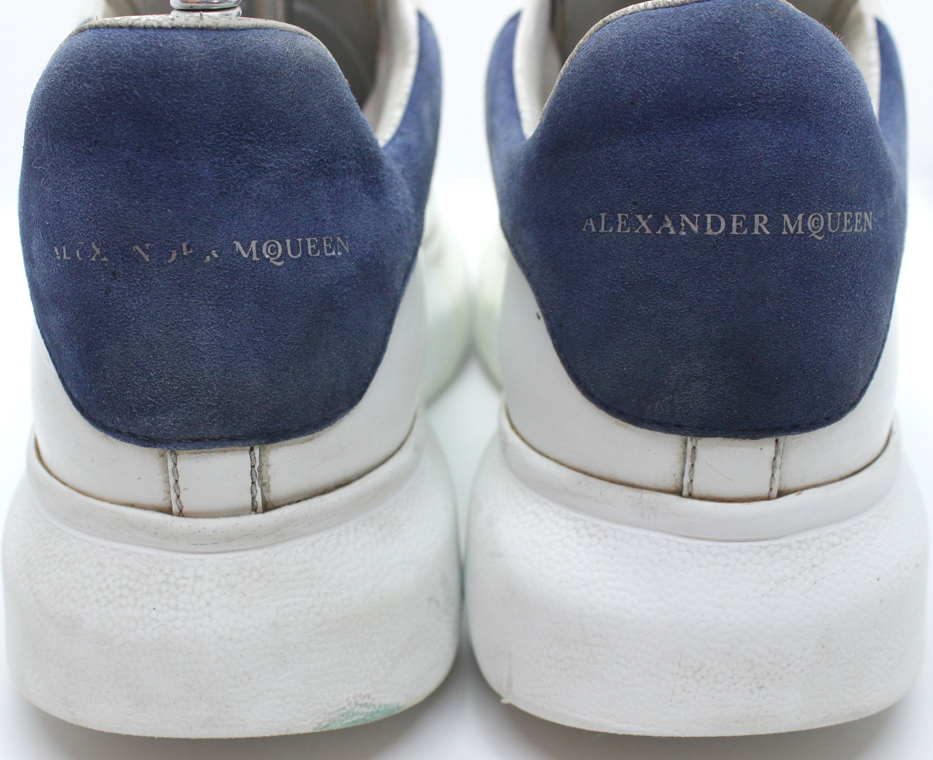 Alexander McQueen Oversized Leather Sneakers Low Size US 8.5 / IT 38.5 - 4 Thumbnail