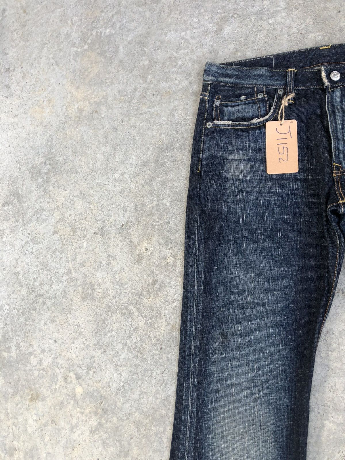 If Six Was Nine Japanese Edwin 511 R Flared Jeans Distressed Jeans Size US 31 - 4 Thumbnail