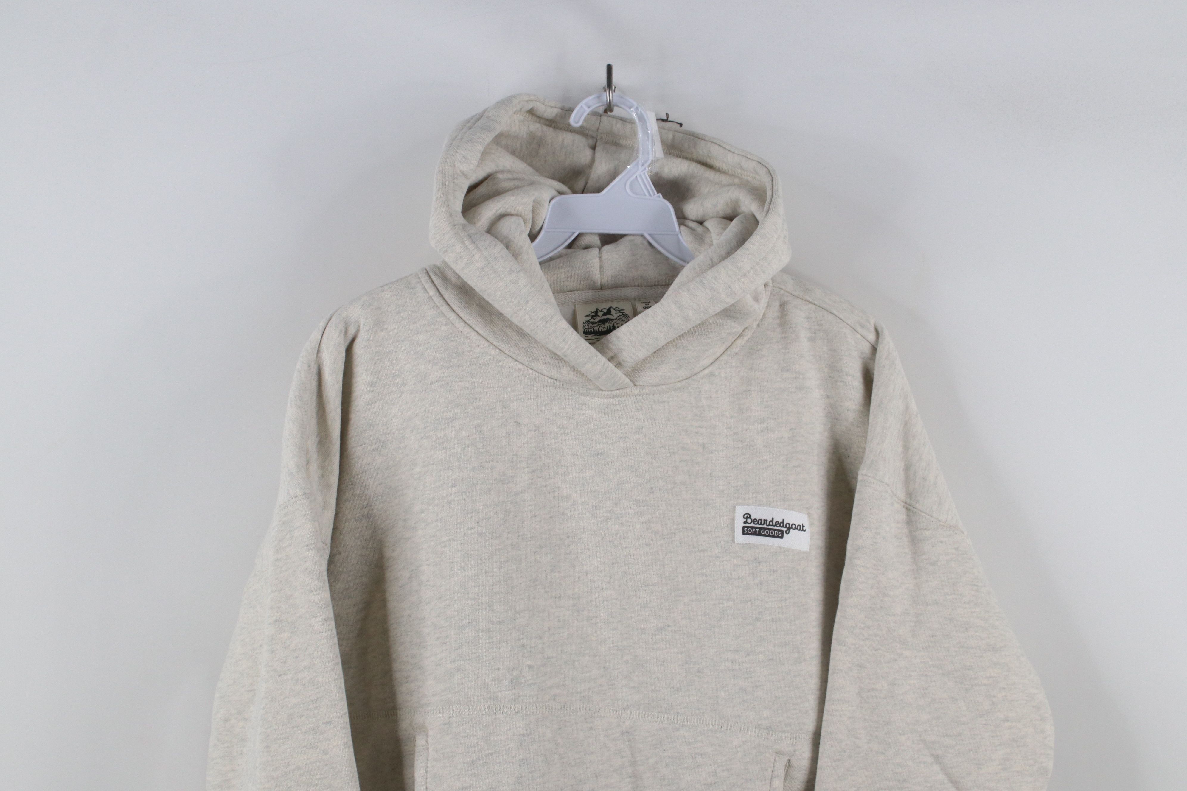 Vintage Beardedgoat Overnight Hoodie Sweatshirt Heather Gray Size M / US 6-8 / IT 42-44 - 2 Thumbnail