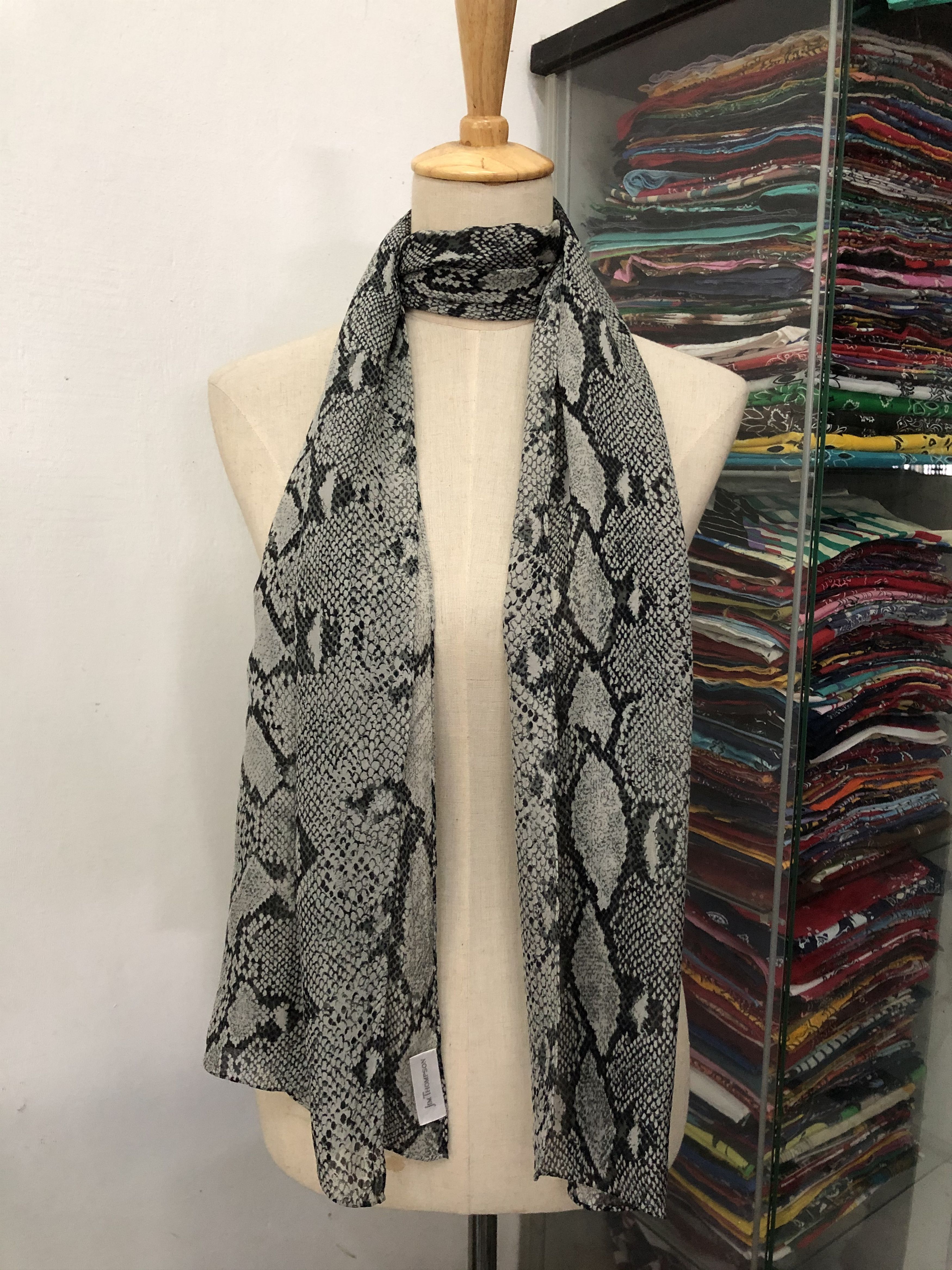 Jim Thompson Vintage Jim Thompson Silk Scarf Size ONE SIZE - 1 Thumbnail