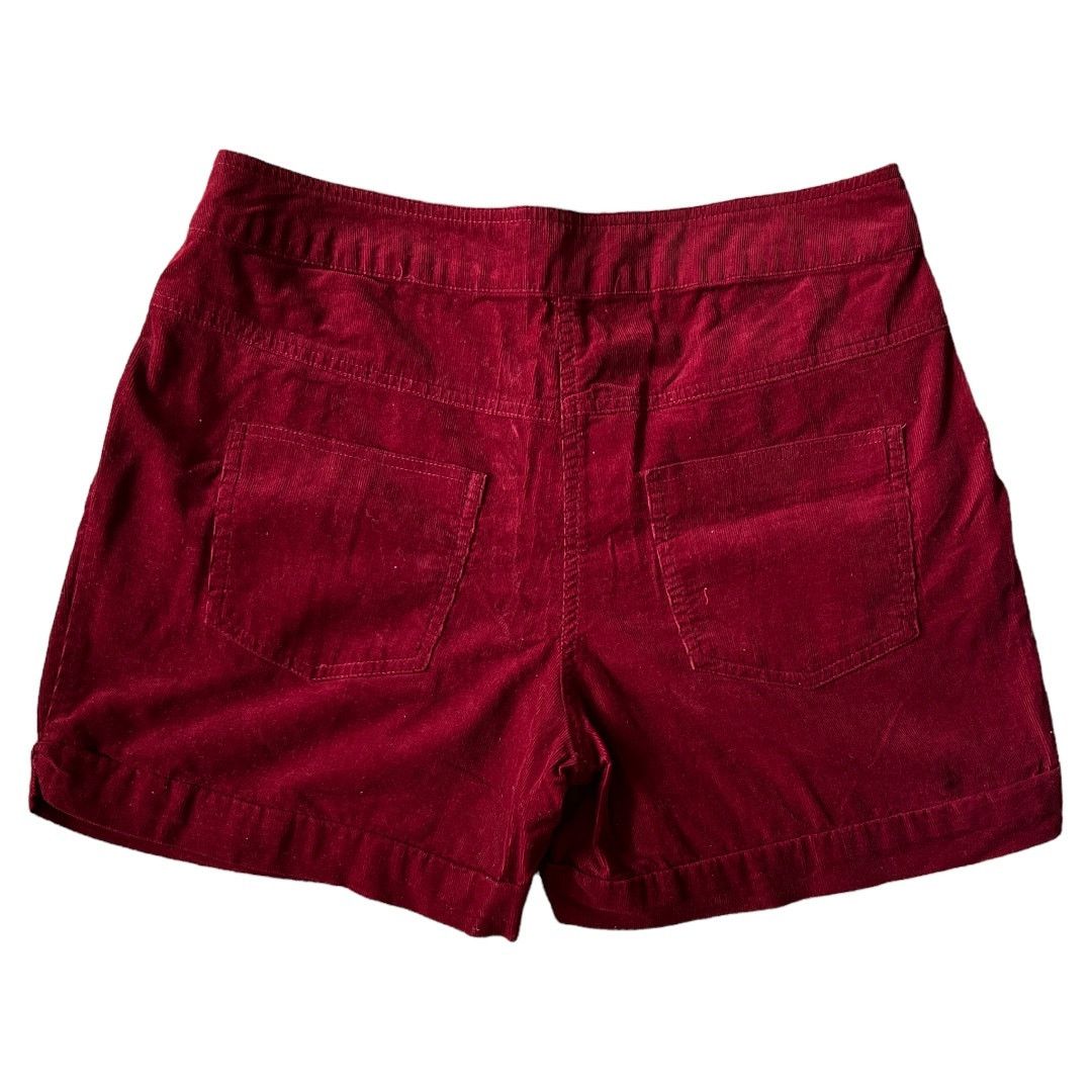 Forever 21 XXI Forever 21 Burgandy Cotton Shorts, M Size 30" / US 8 / IT 44 - 2 Thumbnail