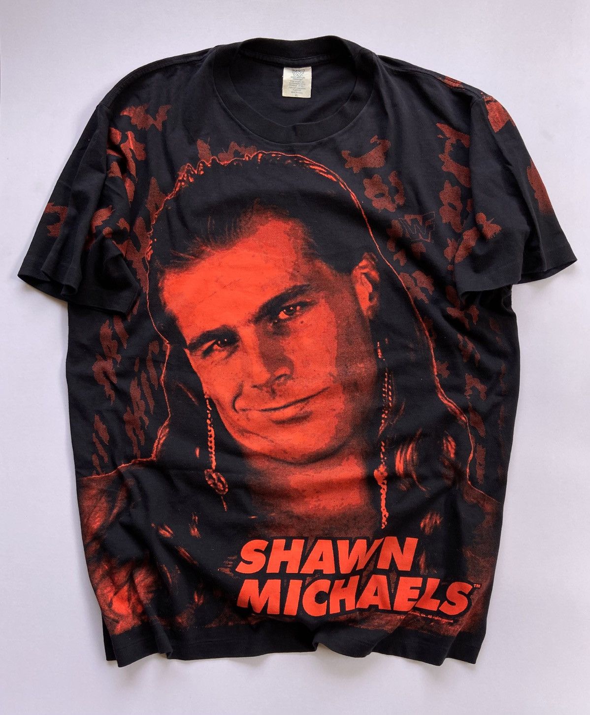 Vintage Vintage 1995 Official WWF Shawn Michaels HBK all over print Size US XL / EU 56 / 4 - 1 Thumbnail