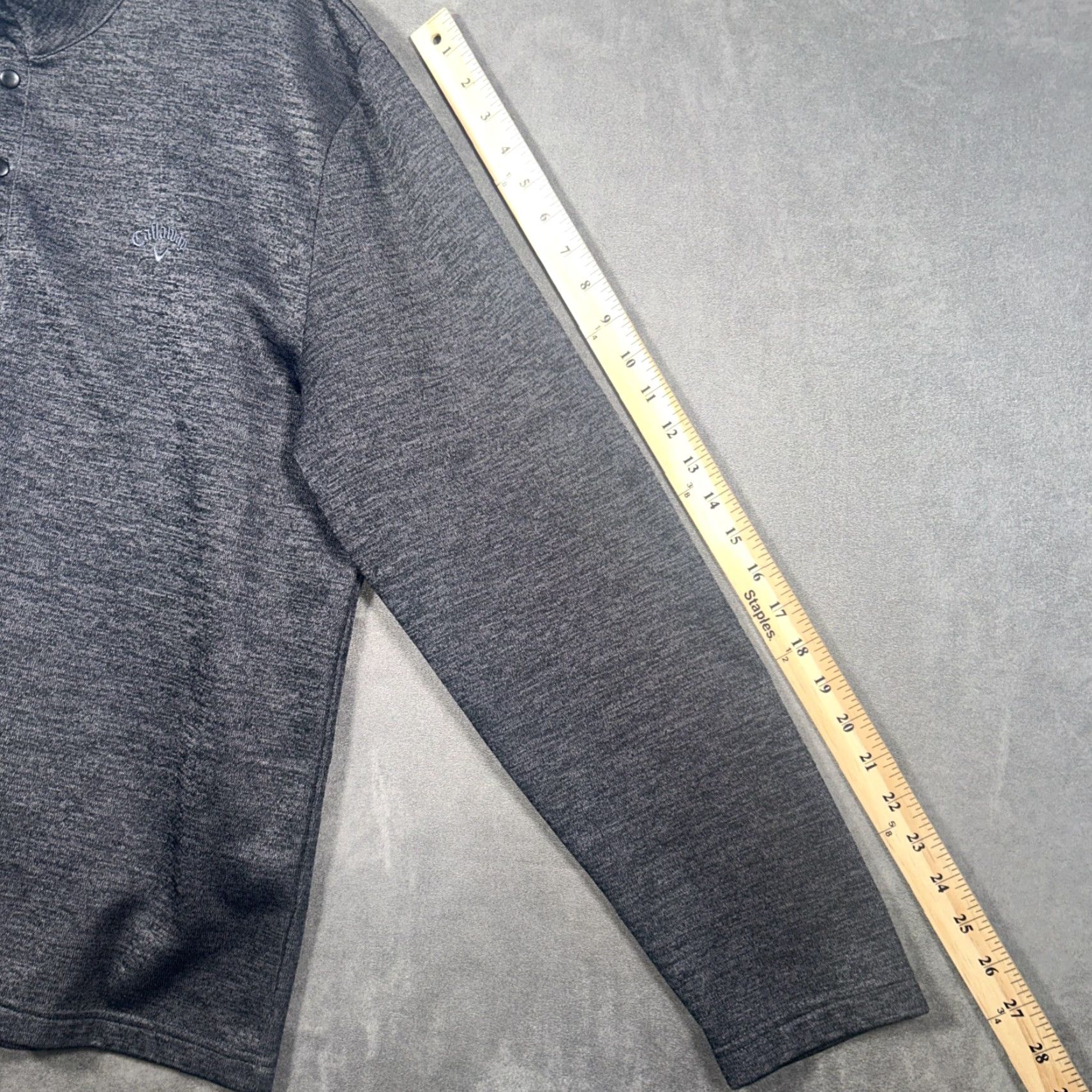 Callaway Callaway Sweatshirt 1/4 Zip XL Gray Heather Long Sleeve Pullover Mens Size US XL / EU 56 / 4 - 6 Thumbnail