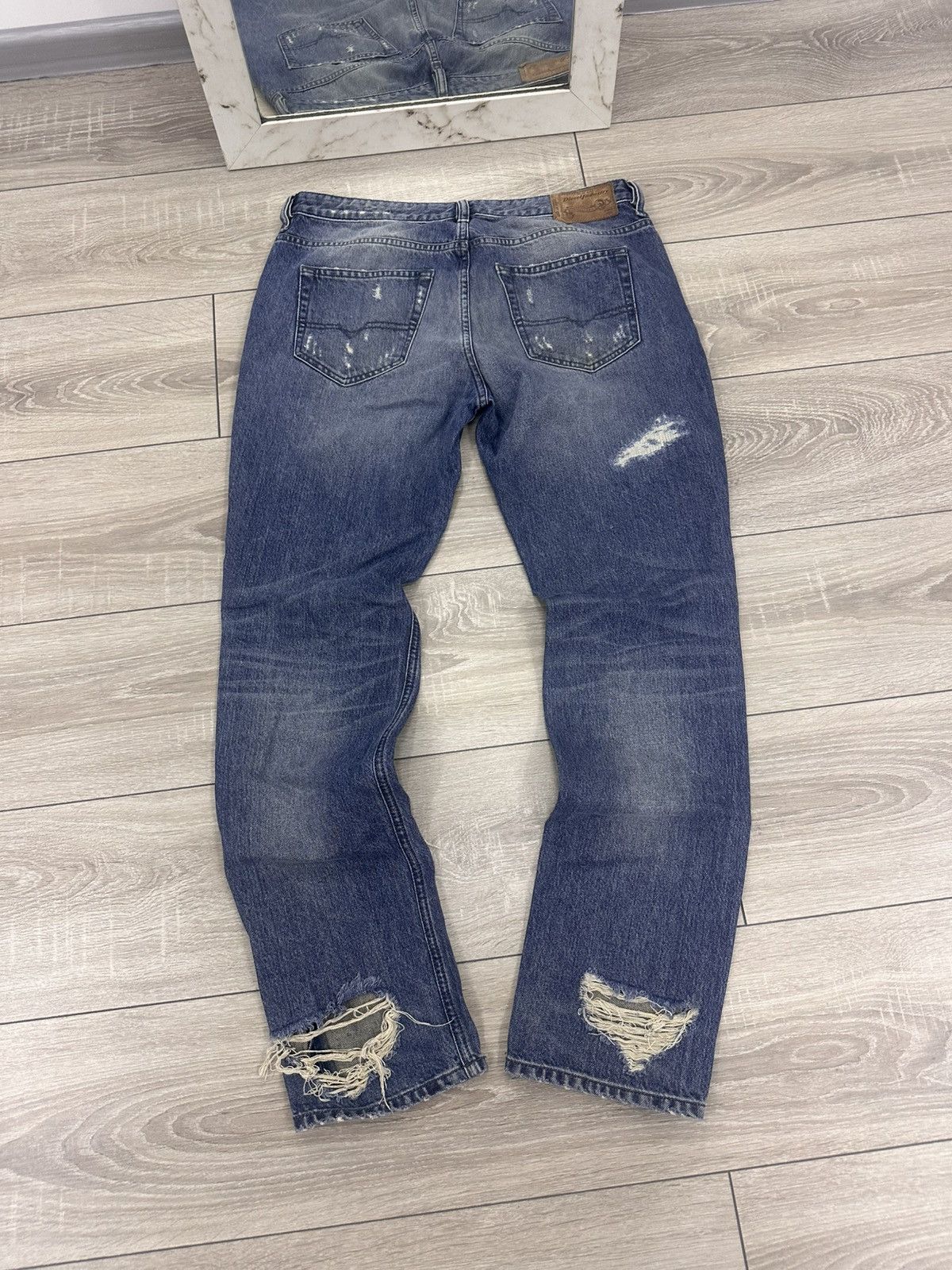 Diesel Diesel Vintage Distressed Y2K Jeans Made in Italy Size US 29 - 5 Thumbnail