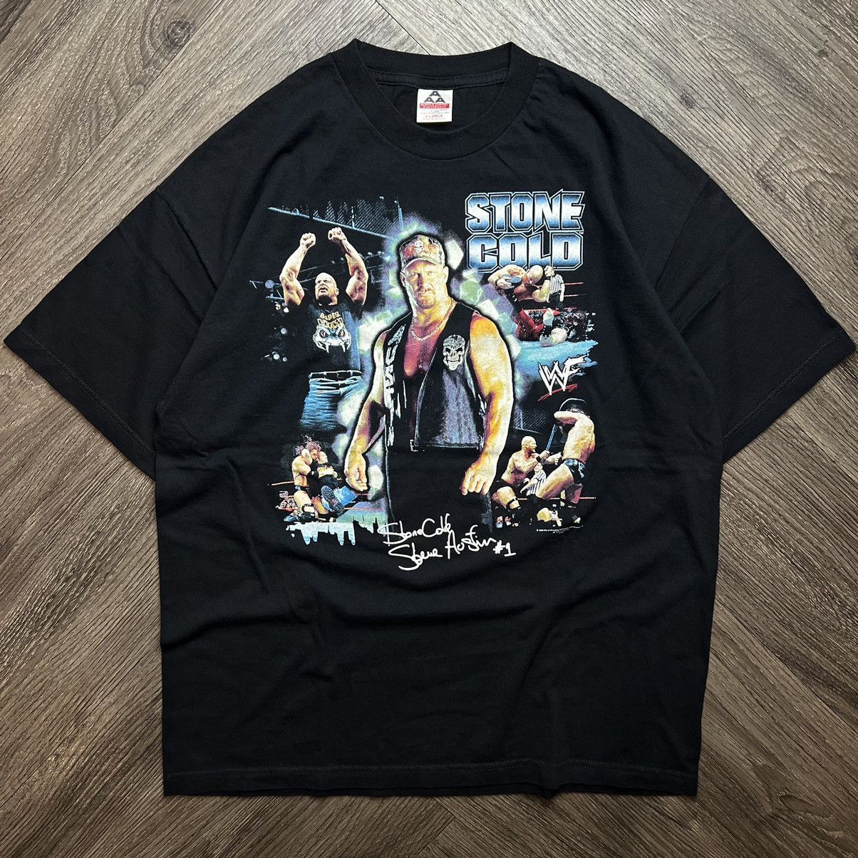Vintage × WWE × WWF Vintage 90s Stone Cold Steve Austin T-Shirt 