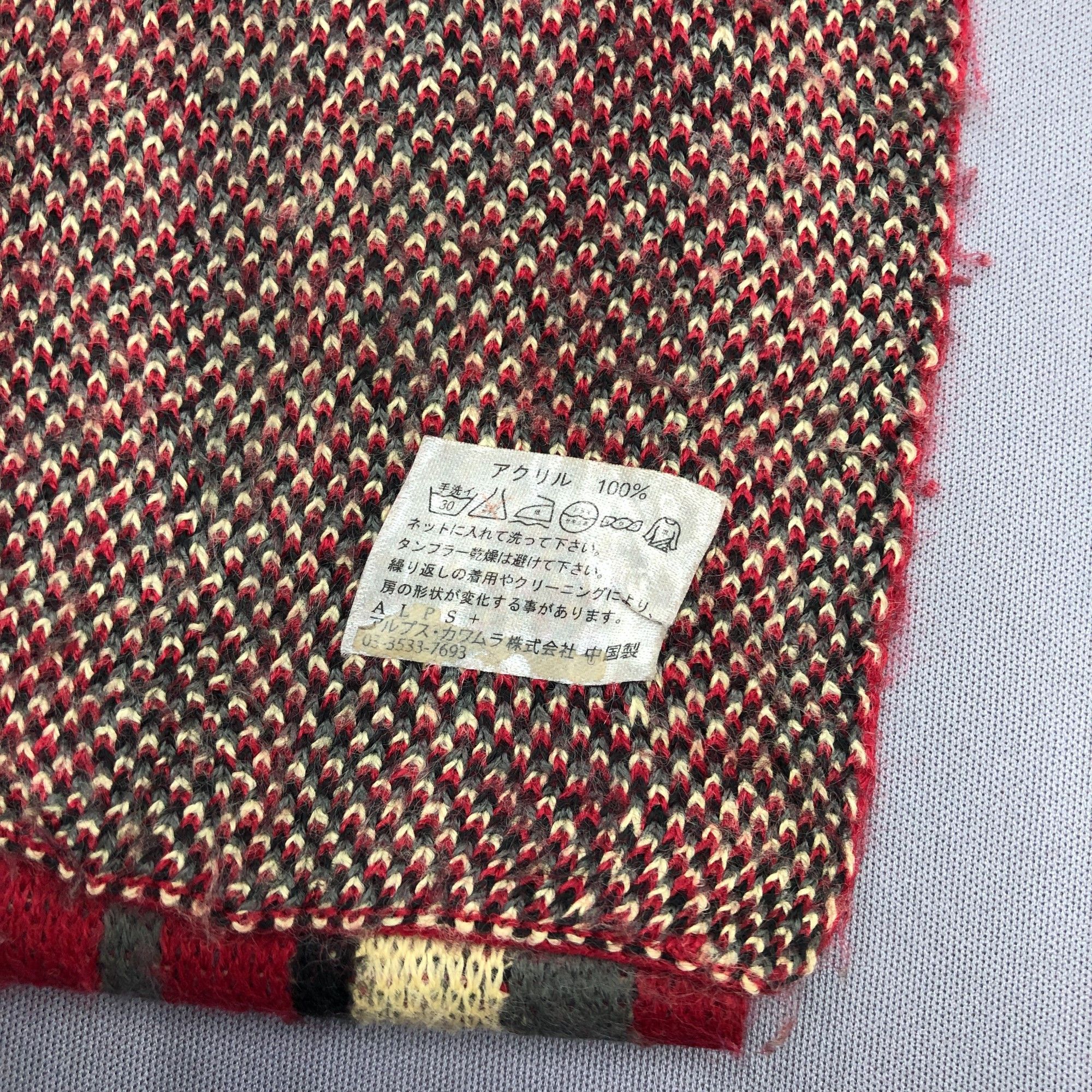 Champion Vintage Champion Scarf Muffler Knit Wool Ribbed Knit Scarves Size ONE SIZE - 5 Thumbnail
