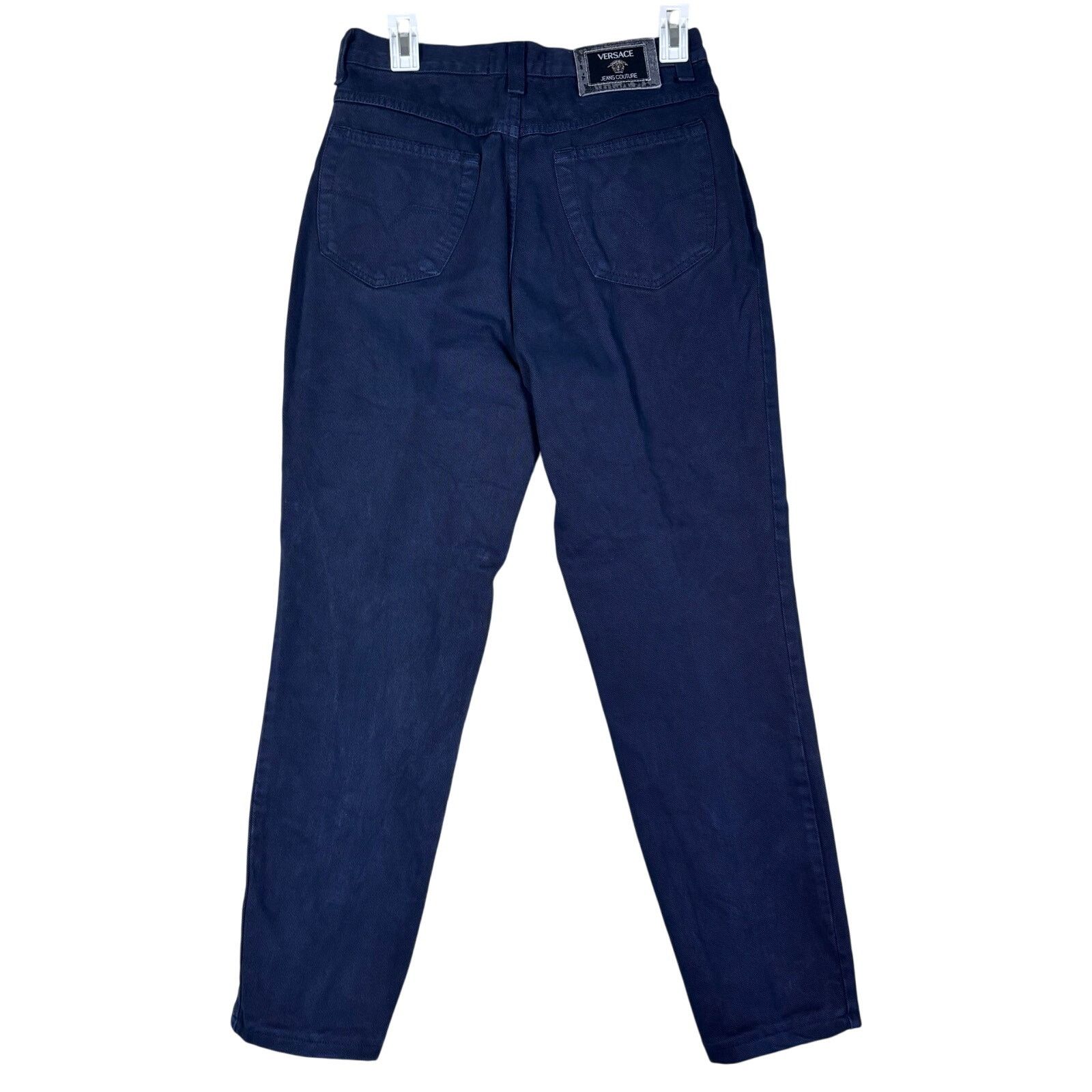 Versace Jeans Couture VERSACE Jeans Couture Women's Straight-Leg Jeans 28x27 Blue Size 28" / US 6 / IT 42 - 2 Thumbnail