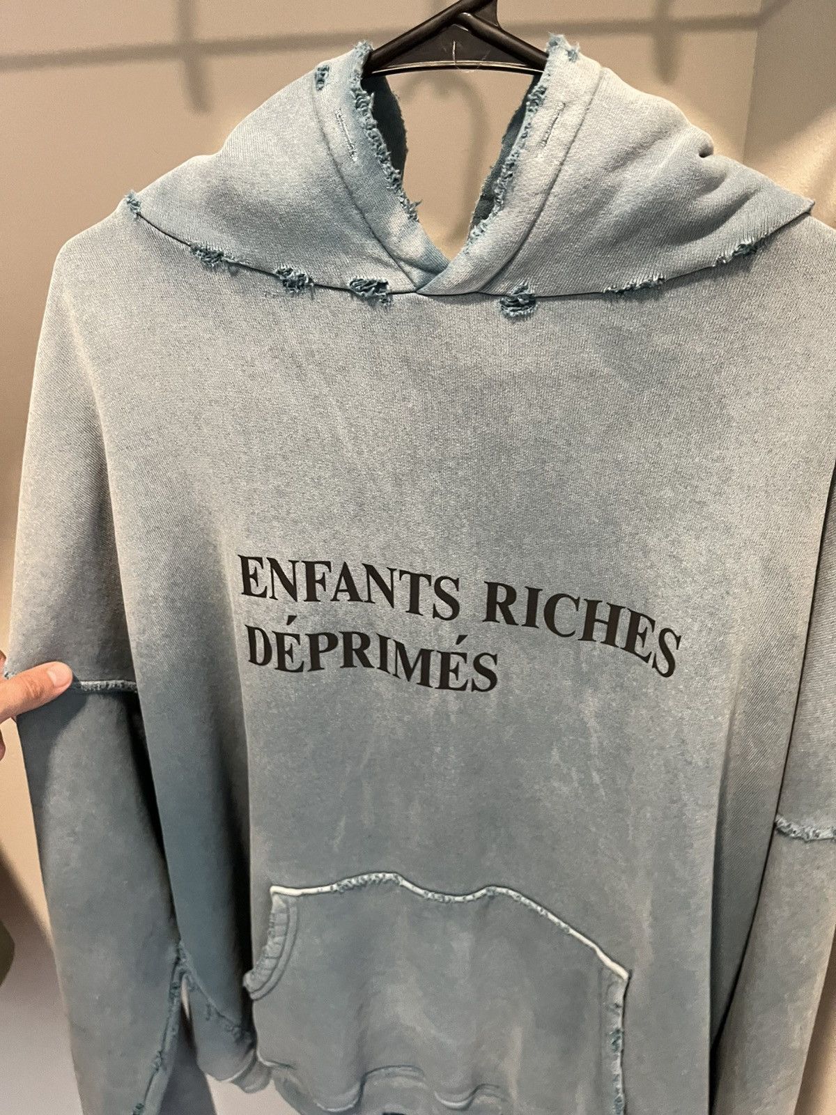 Enfants Riches Deprimes BRAND NEW ERD HOODIE BLUE ENFANTS RICHES DEPRIMES Size US L / EU 52-54 / 3 - 2 Thumbnail