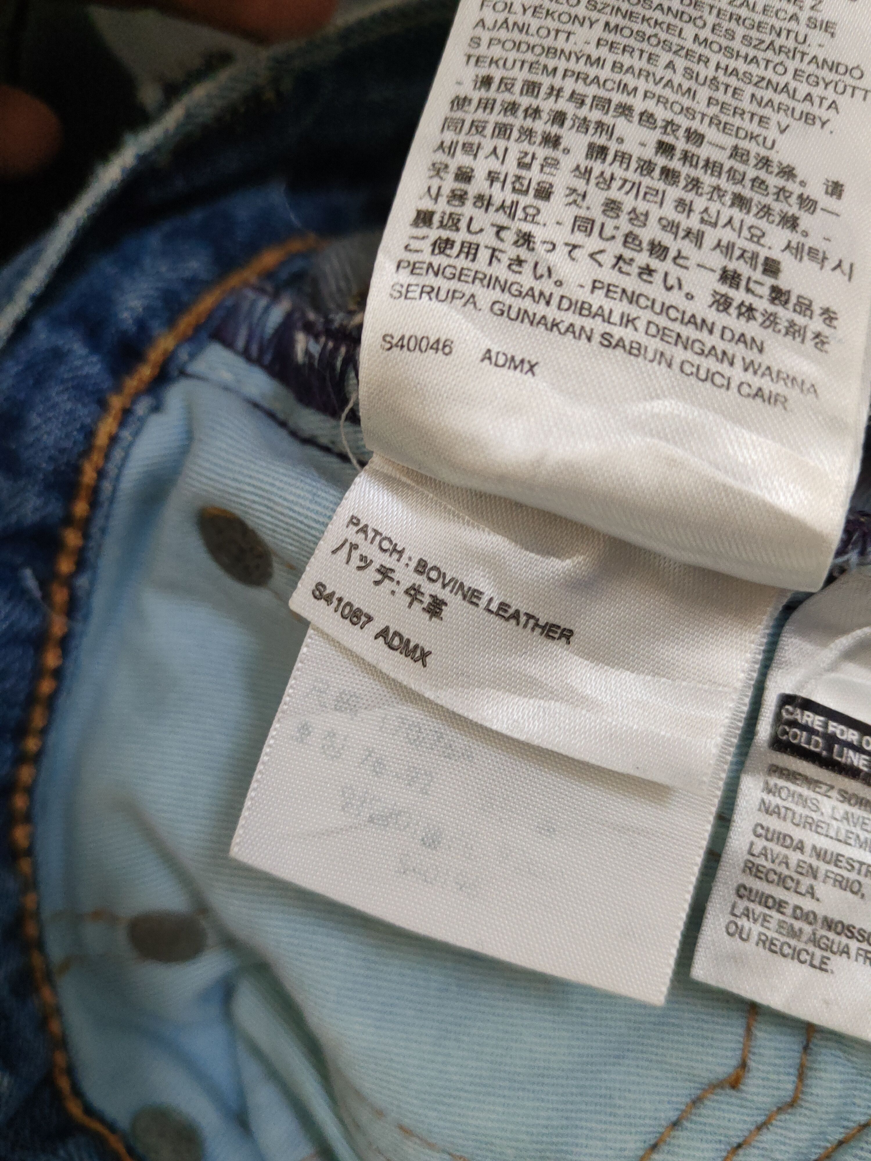 Levi's Levi's Blue Distressed Ripped Jeans #W1691 Size US 30 / EU 46 - 18 Thumbnail