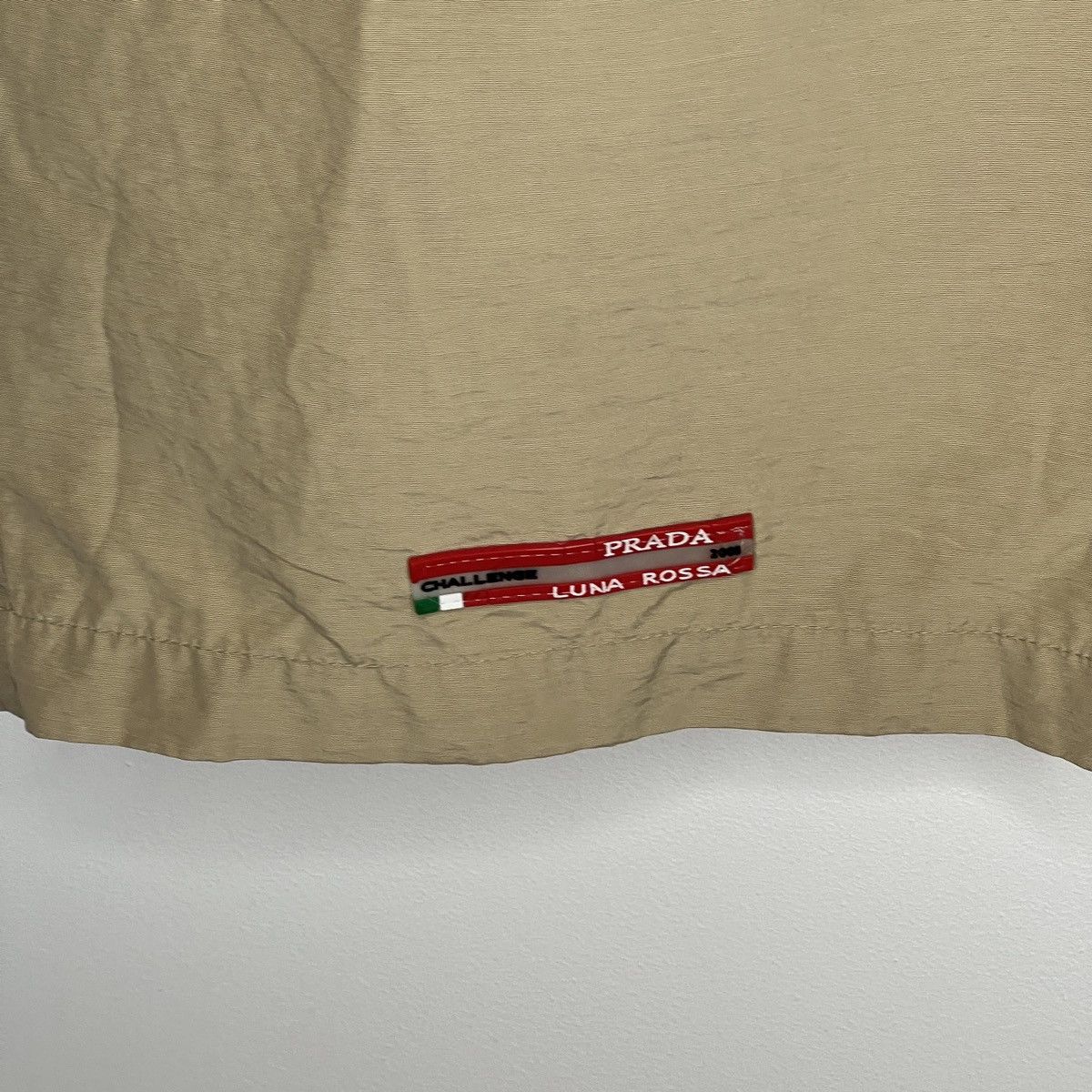Prada Prada Beige Nylon Pants Red Tab Y2K Size 28" / US 6 / IT 42 - 2 Thumbnail