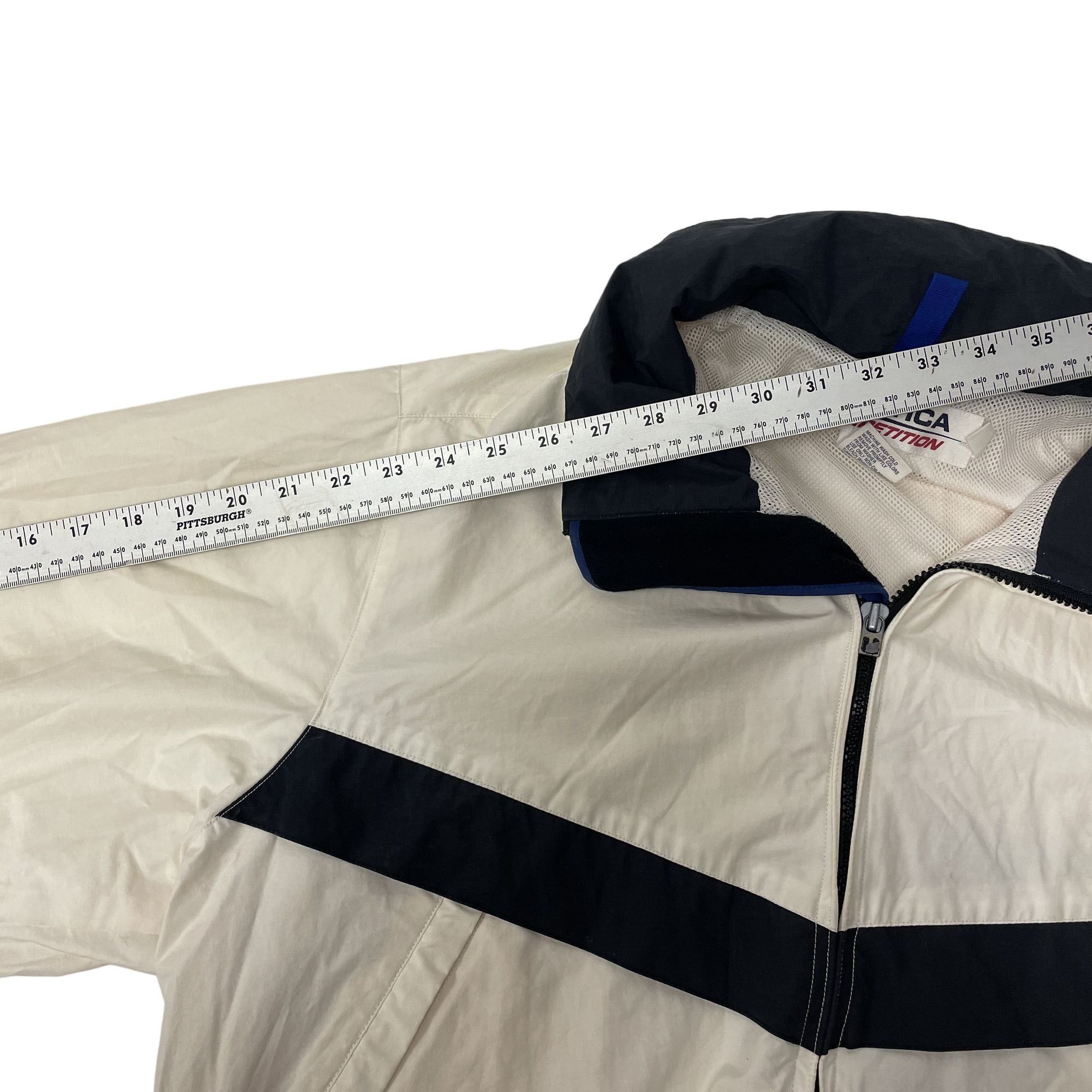 Nautica Vtg Nautica Competition White Blue Sailing Race Windbreaker Size US M / EU 48-50 / 2 - 10 Thumbnail