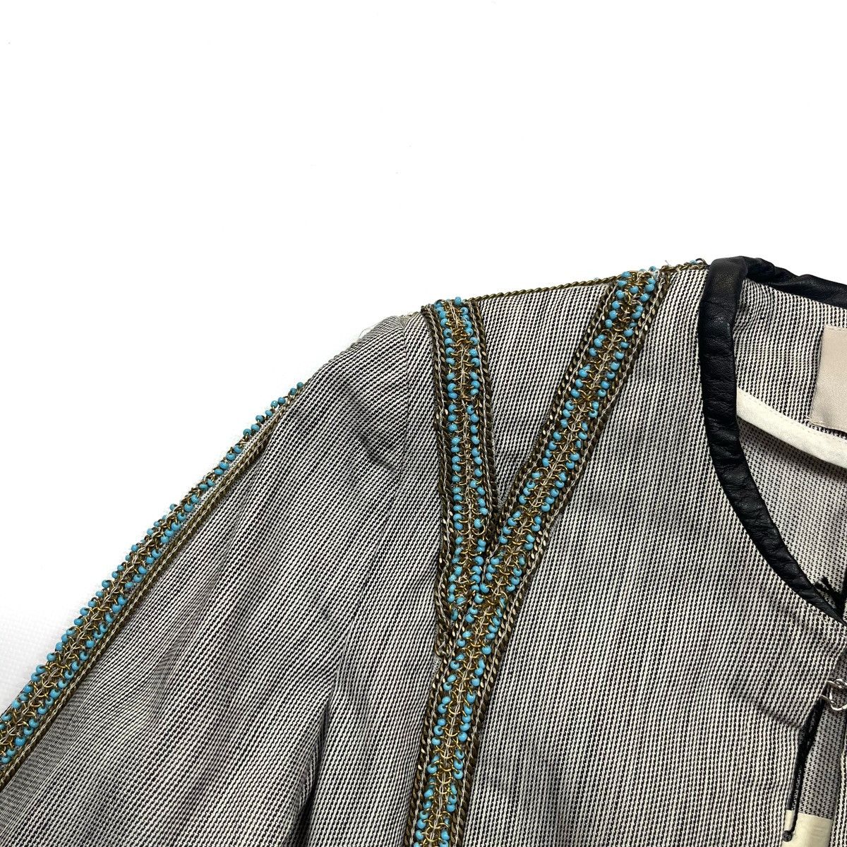 Iro IRO Talya Cropped Blazer Beads Size 2 Size XS / US 0-2 / IT 36-38 - 17 Thumbnail