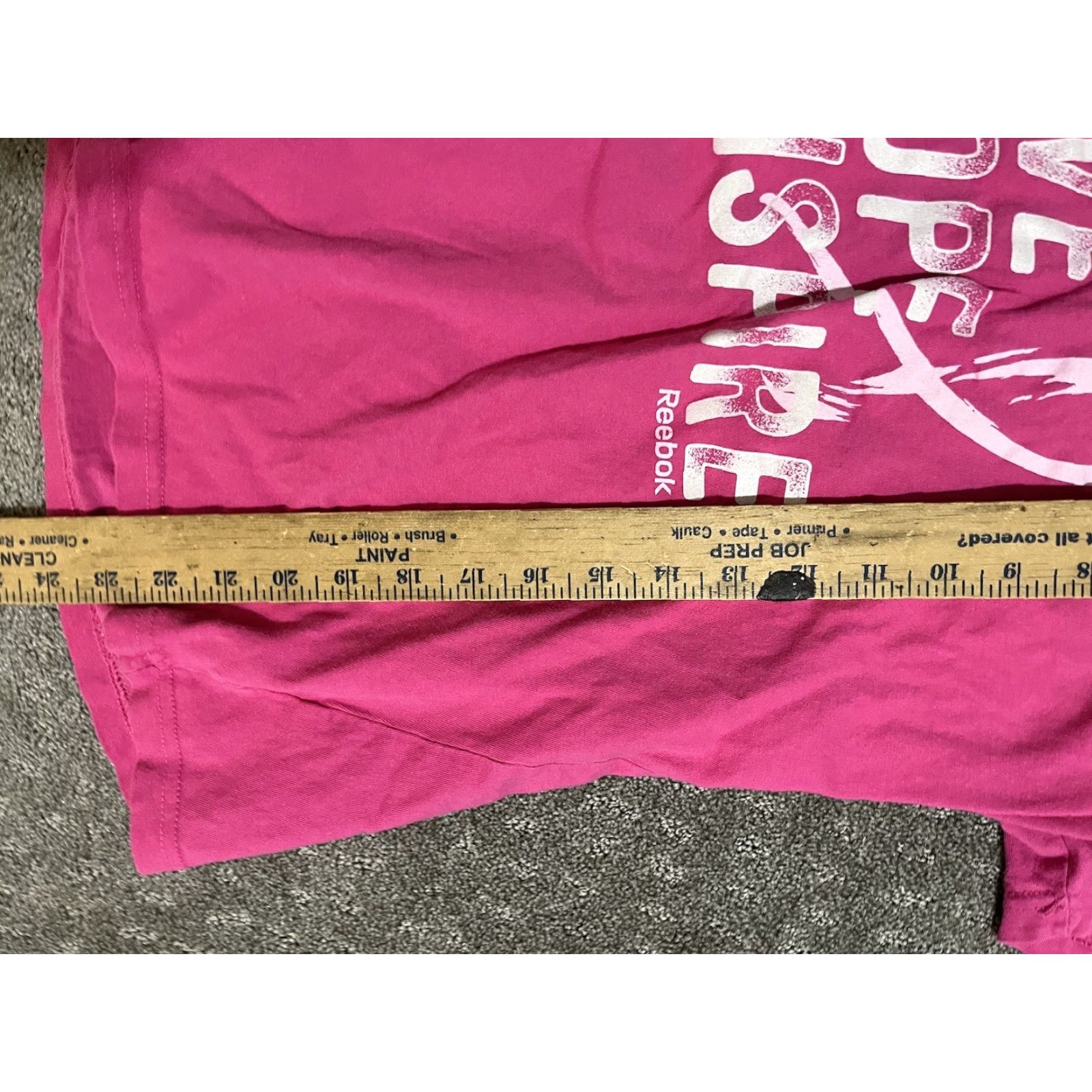 Reebok REEBOK Ladies Breast Cancer Faith Hope Live Inspire V-Neck T-Shirt Pink Large Size L / US 10 / IT 46 - 6 Thumbnail