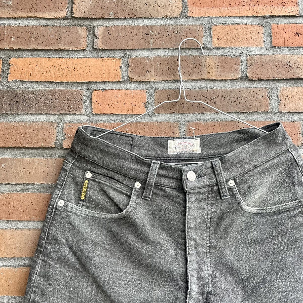 Faded Black Vintage 90s Armani Jeans Made in Italy