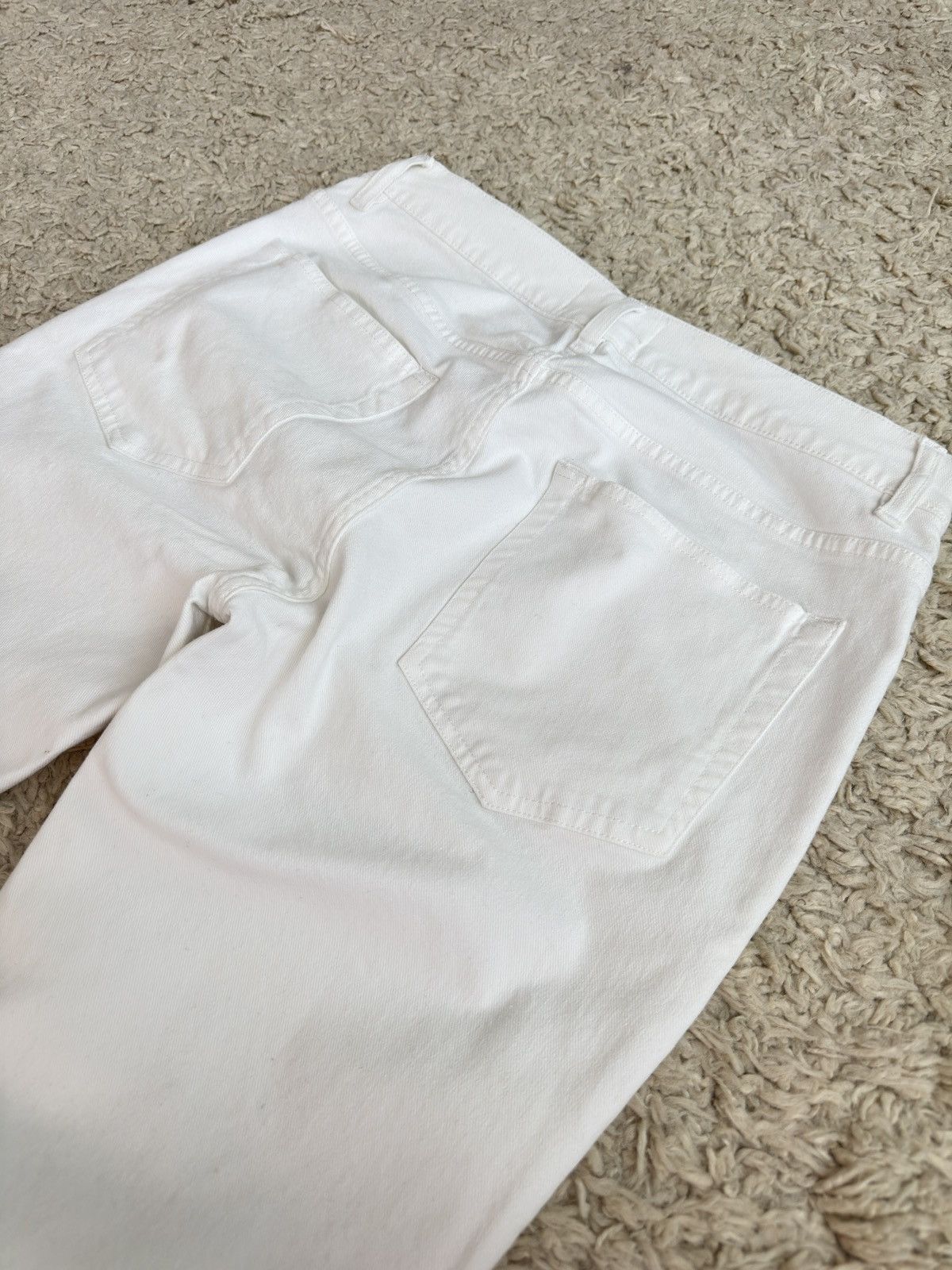 Acne Studios Acne Studios Ace White Jeans Size 33 Size US 33 - 4 Thumbnail