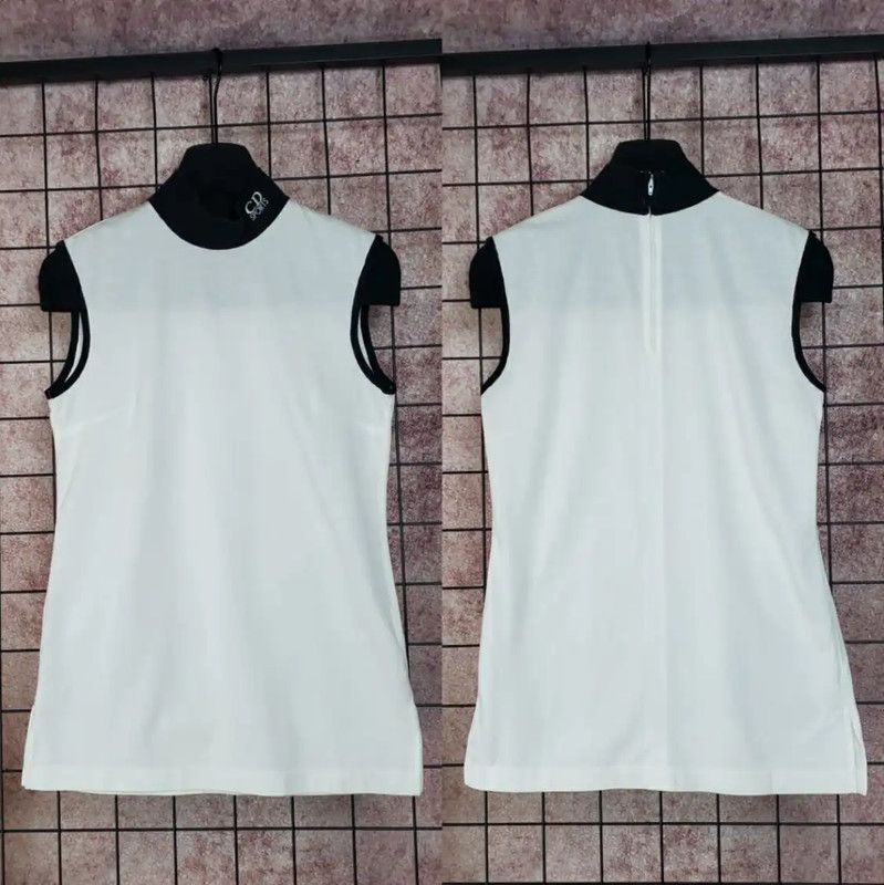 Dior Dior Summer White Cotton Sleeveless T-shirt 0089 Size M / US 6-8 / IT 42-44 - 1 Thumbnail