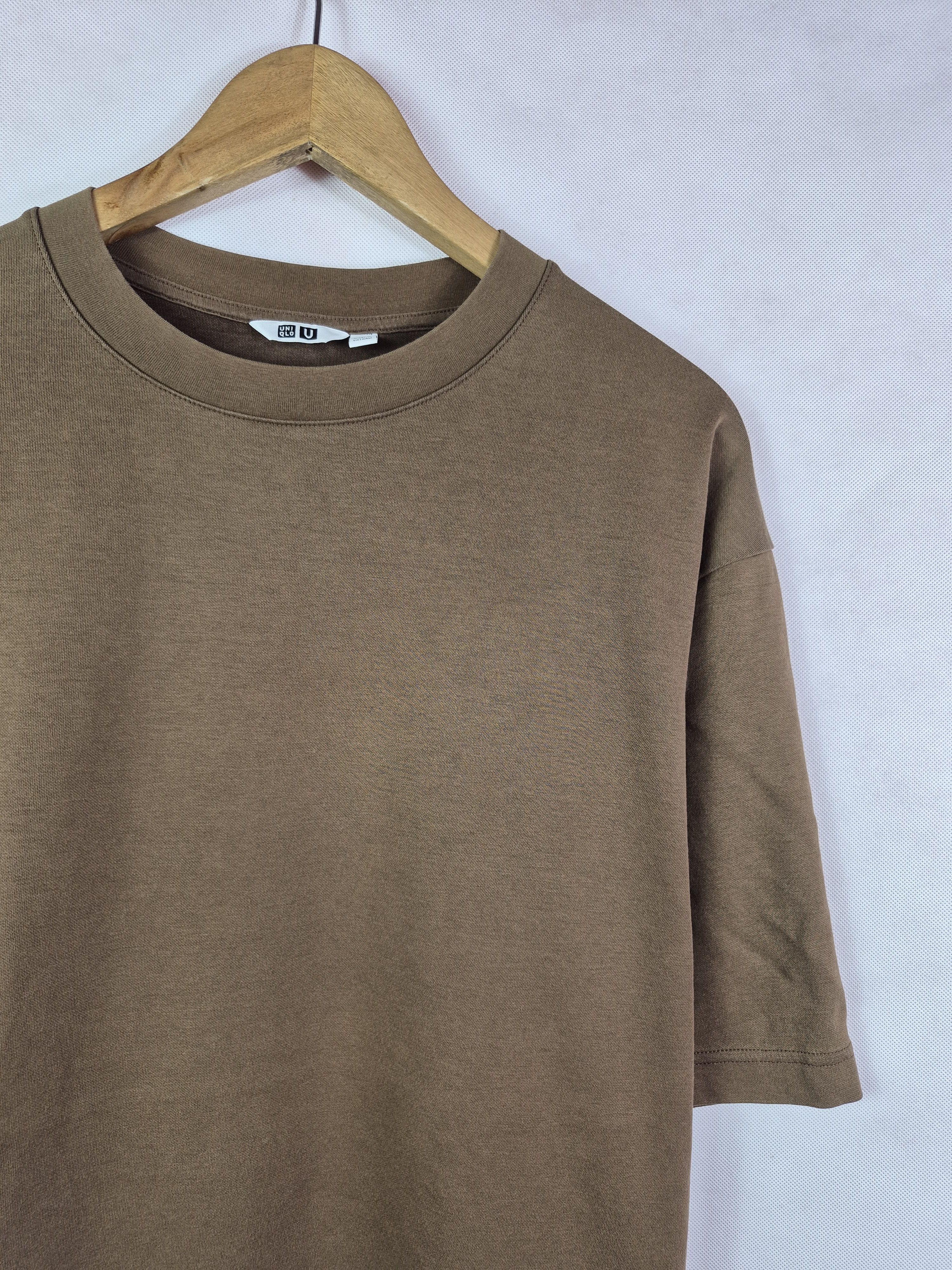 Lemaire × Uniqlo 🔥 Uniqlo U Lemaire Airism Brown Plain Tee Size US L / EU 52-54 / 3 - 2 Thumbnail