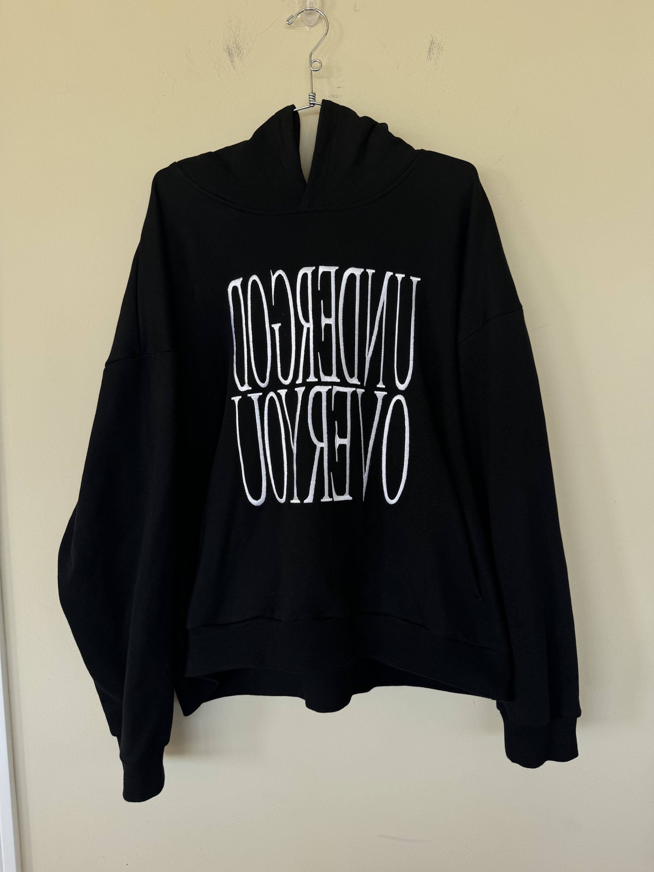Vintage Open Bar Funeral Under God Over You Cropped Hoodie Size US XXL / EU 58 / 5 - 1 Thumbnail